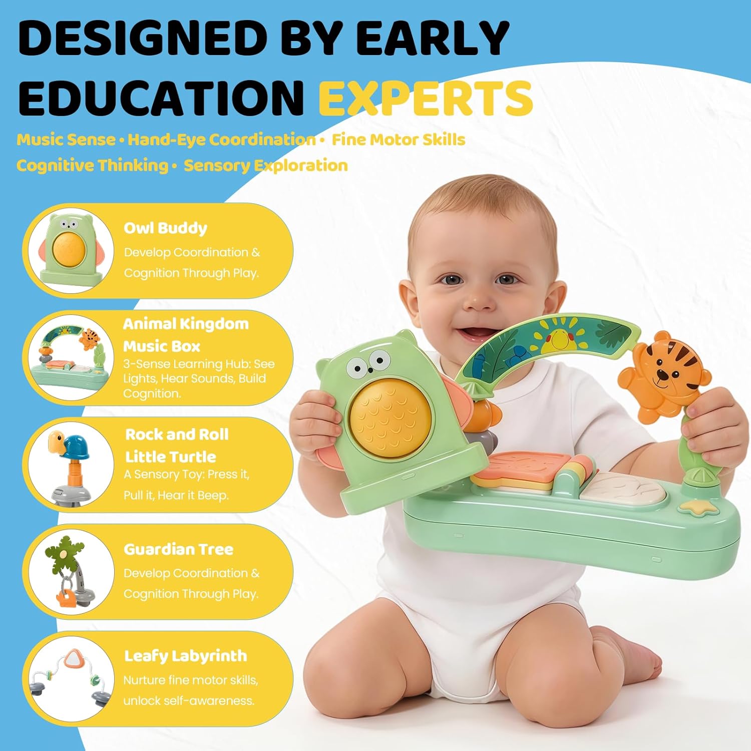 Detalle 2 de Time Followers 6-in-1 Baby Activity Center