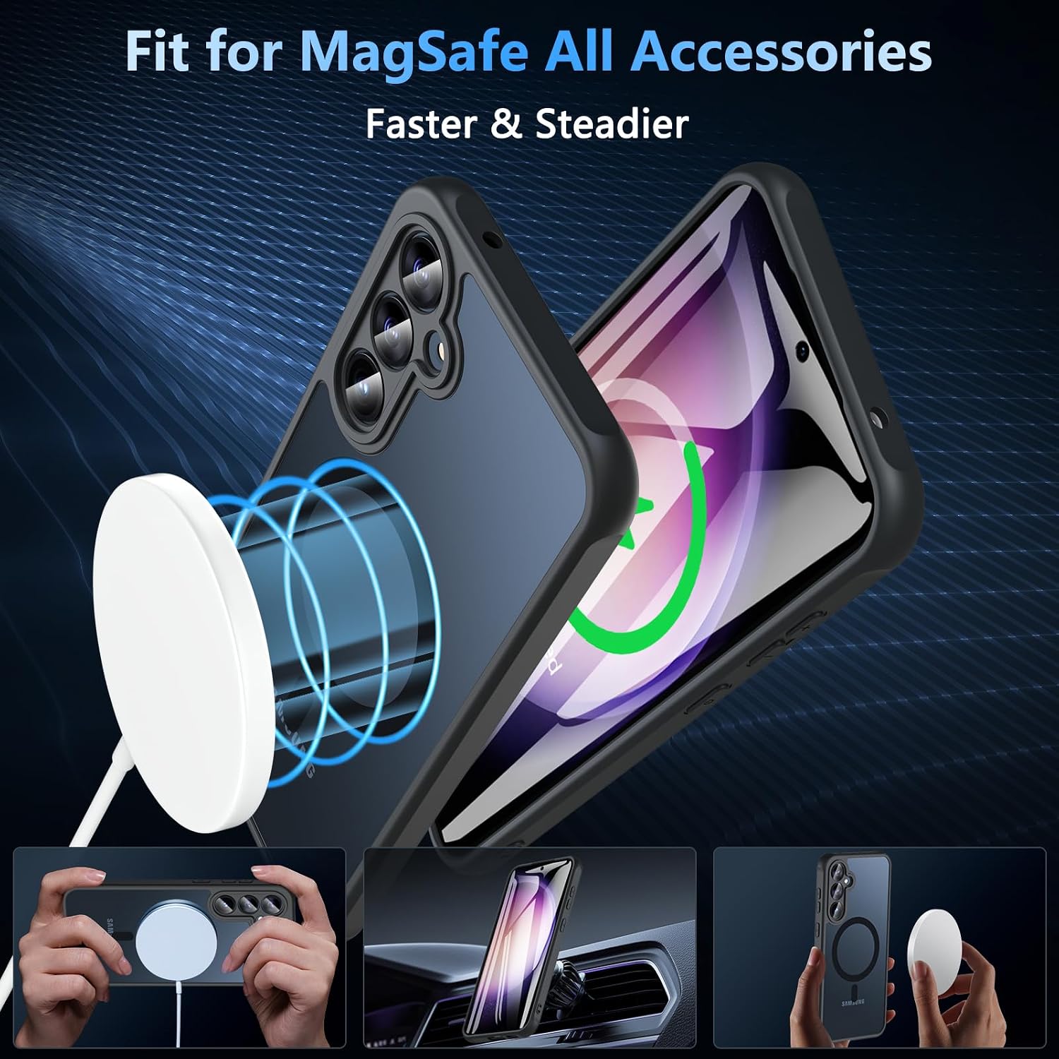 Detalle 2 de Hensinple Samsung S23 FE Case with 9H Glass