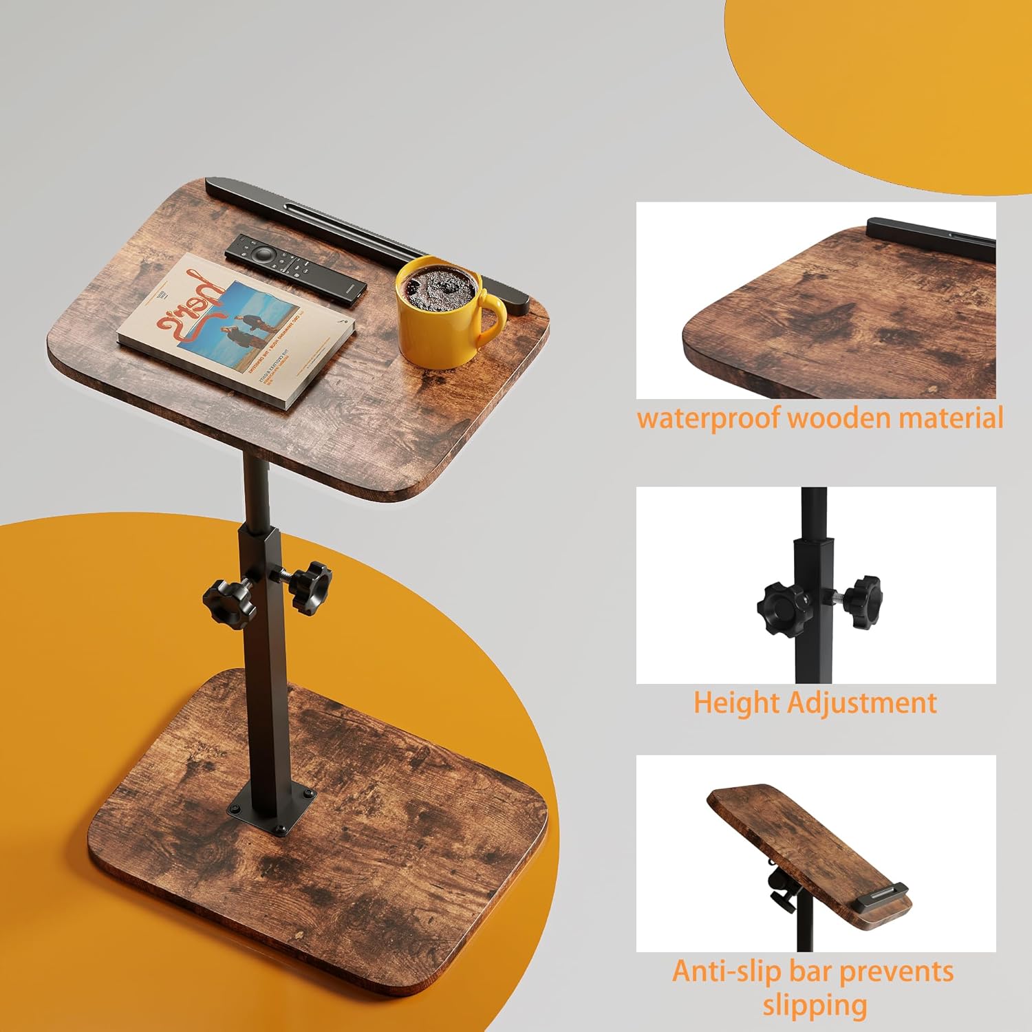 Thumbnail 4 de Xyphren C Shaped Side Table 45–75cm