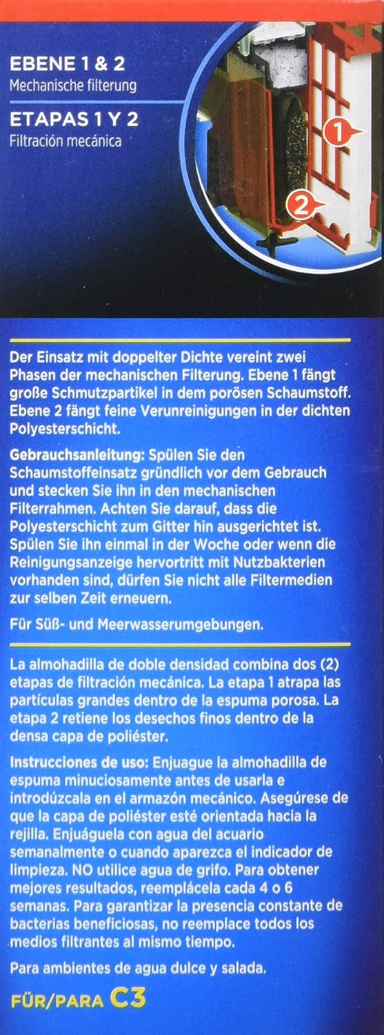 Thumbnail 3 de Fluval C3 Schaumstoff/Polypatrone (3er Pack) für die mechanische Filterung