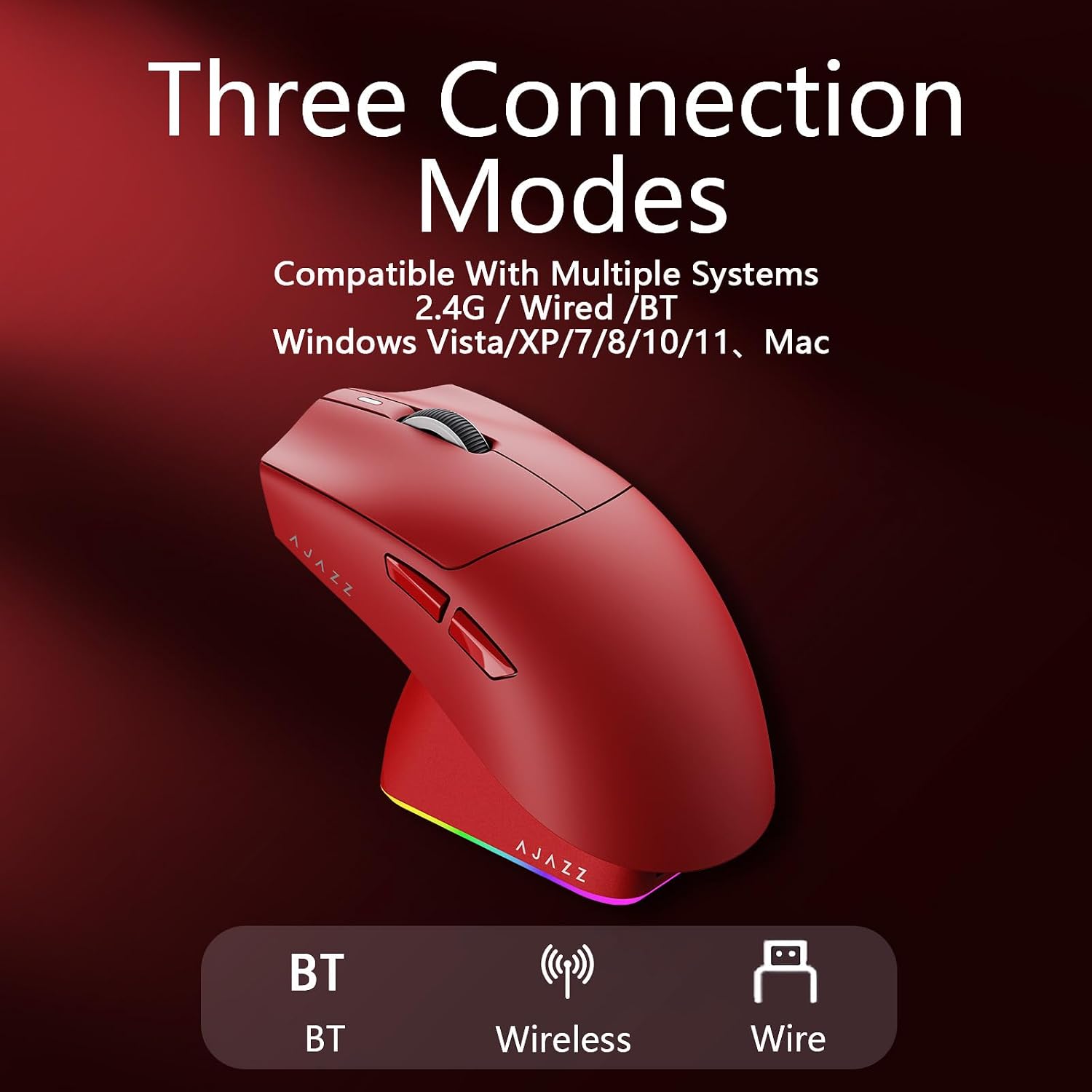 Thumbnail 1 de AJAZZ AJ139P V3 MC Wireless Gaming Mouse – PAW3311, 24K DPI, Ultra-Leicht 69 g