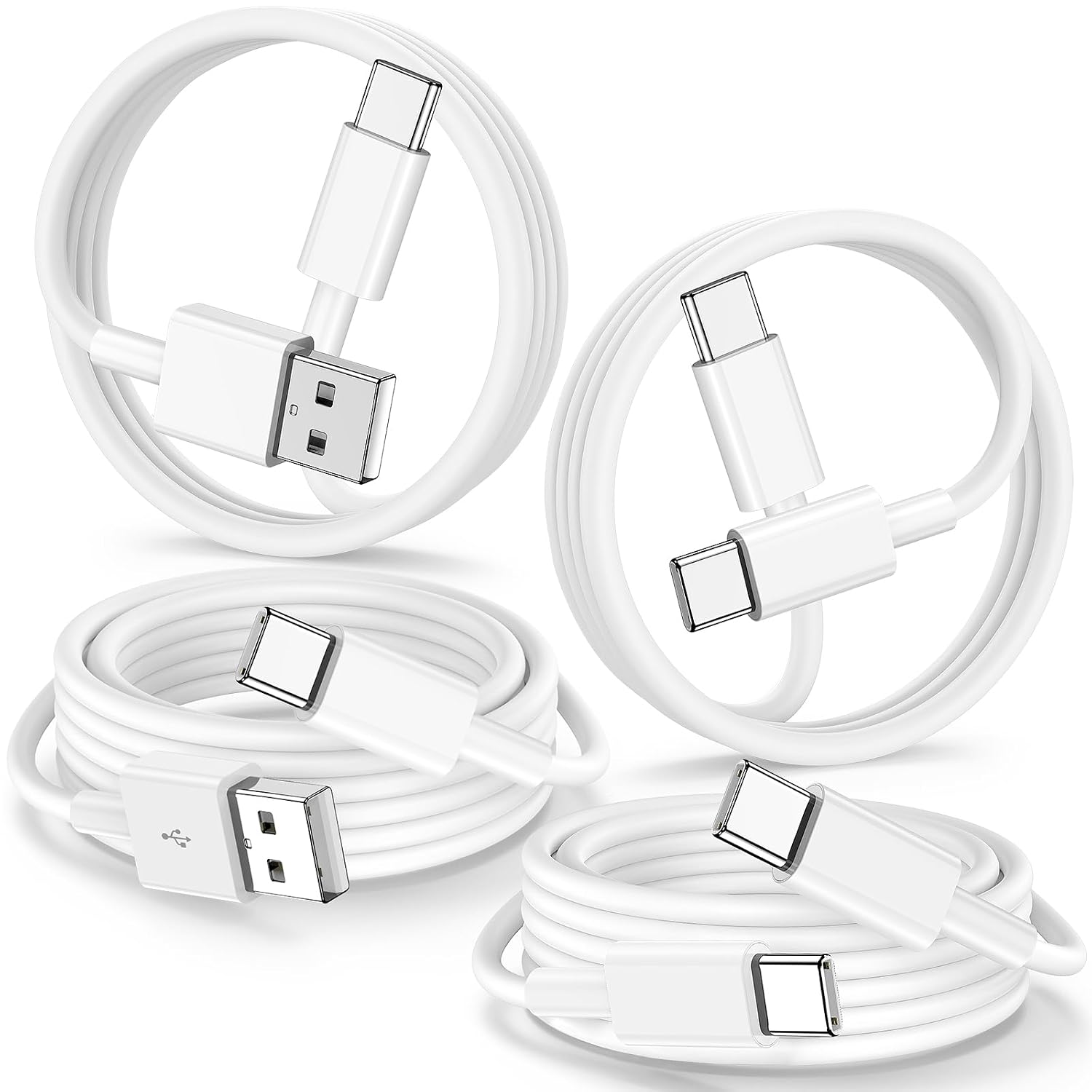 Imagen de Car USB C Charge Cable for iPhone 17 16 15 4-Pack en OfertitasTOP