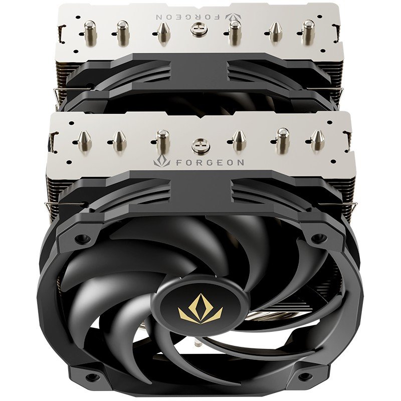 Detalle de Forgeon Windlord Black Ventilador CPU 2x140 mm 🖥