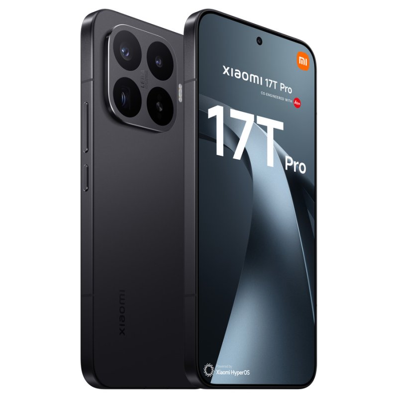 Detalle 2 de Xiaomi 17T Pro 5G 12GB/512GB, 6.83" Negro: fotográfica avanzada y rendimiento para crear contenido
