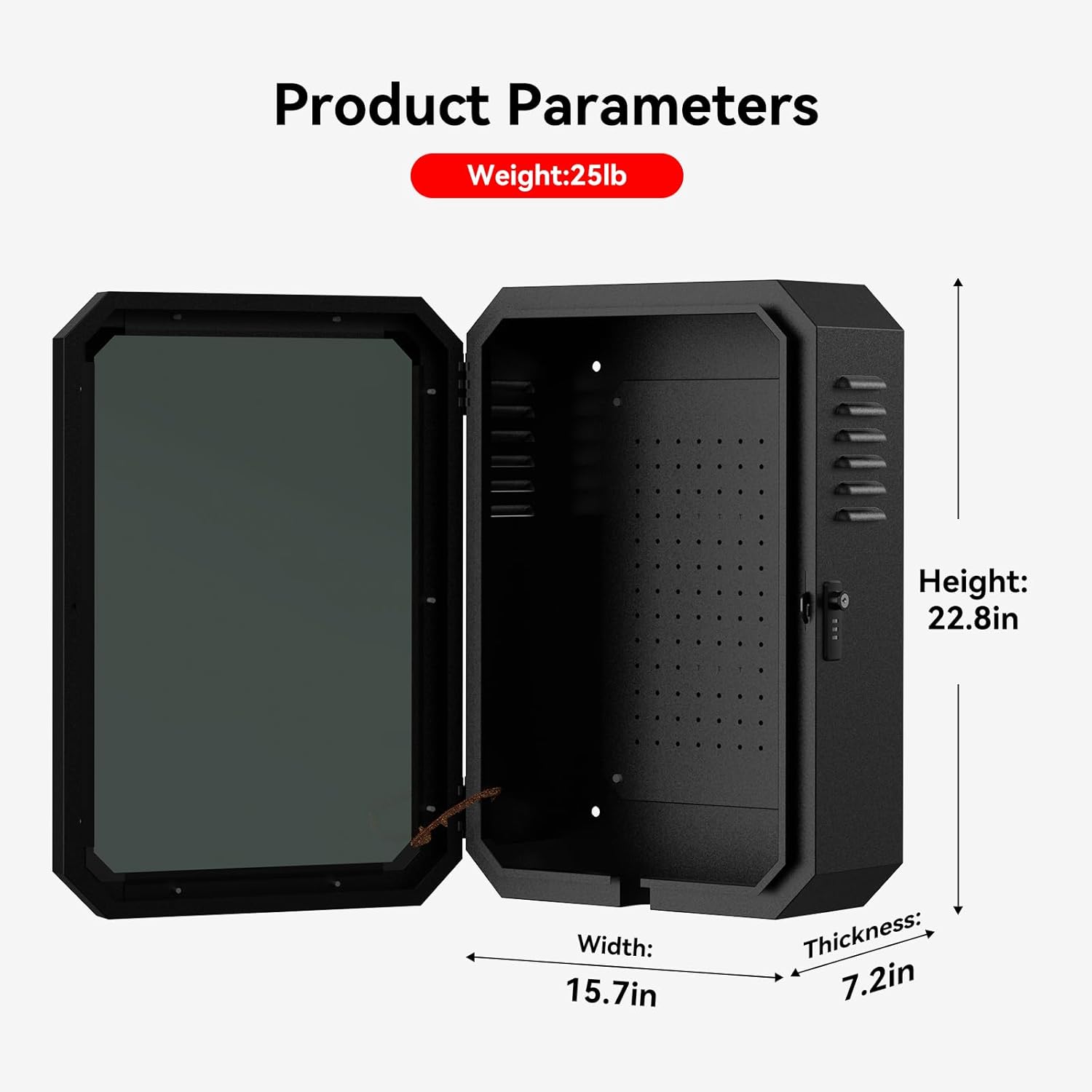 Thumbnail 6 de YONZEE Wall-Mounted EV Charger Protection Box – Weatherproof Cover for Home Chargers