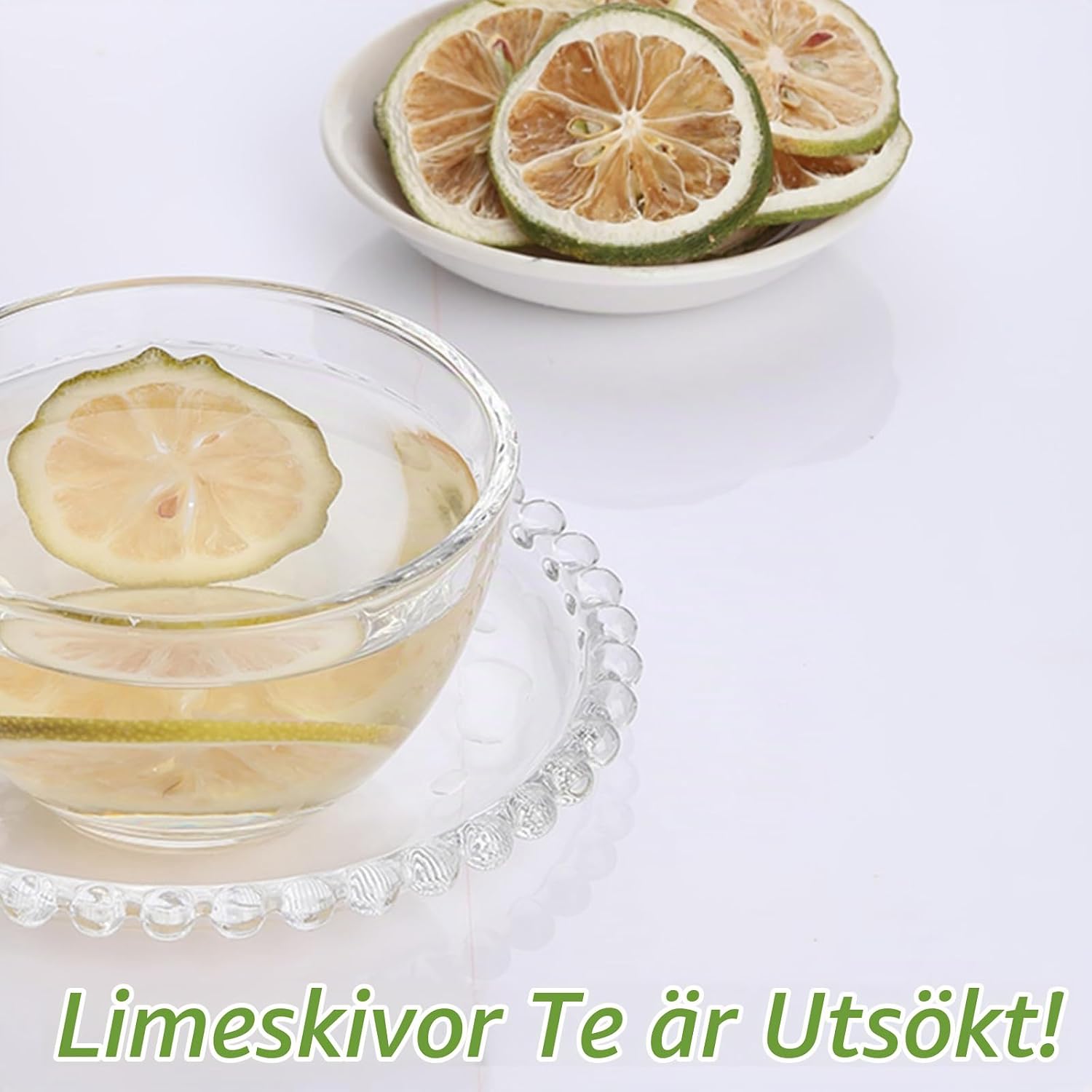 Detalle 1 de Torkade limeskivor 80 g utan tillsatt socker för drinkar och bakverk