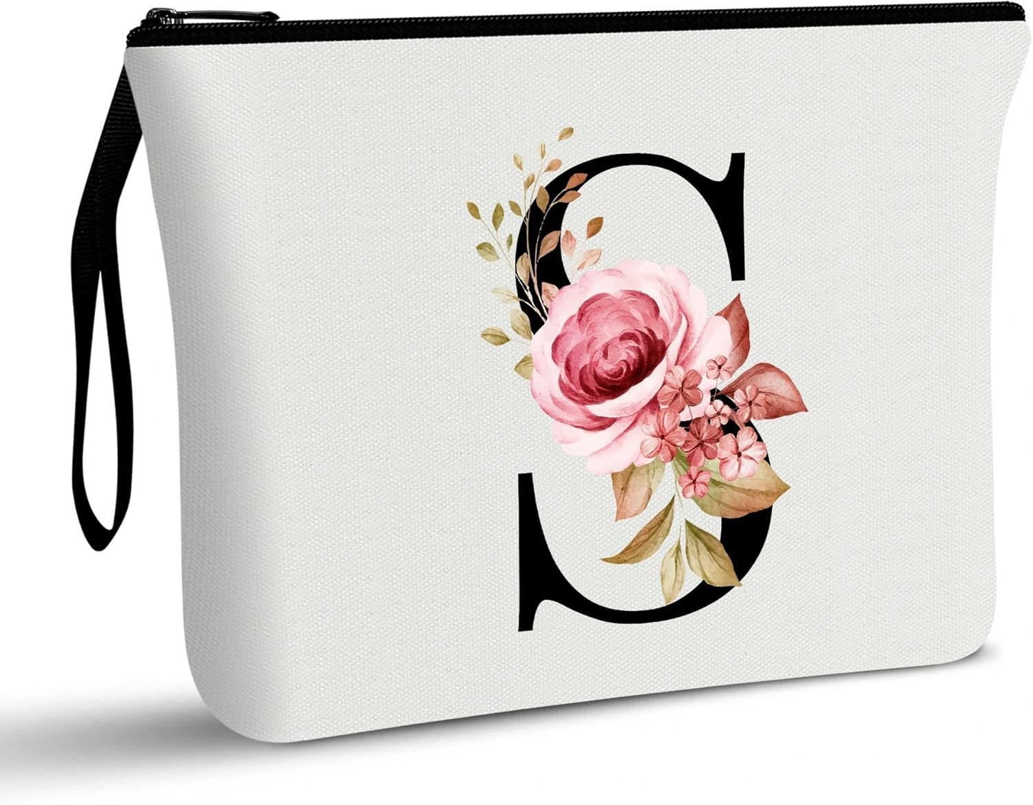 Detalle de Vavabox A-Z Personalisierte Kosmetiktasche – individuelles Geschenk für Frauen, Mütter, Freundinnen und Brautjungfern