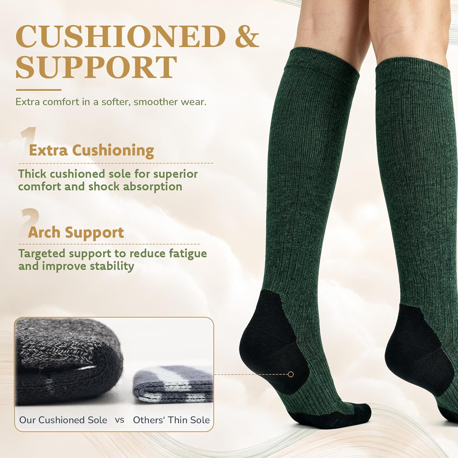 Detalle 1 de VBNW Compression Socks in Pima Cotton
