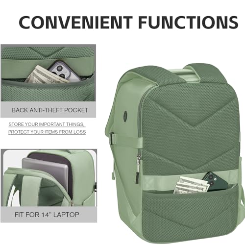 Thumbnail 2 de Mochila Hayayu para Ryanair 40x30x20 (cabin bag) con bolsillo antirrobo y puerto USB