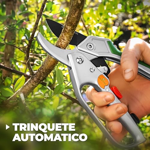 Detalle de GRÜNTEK tijeras de podar 20 cm