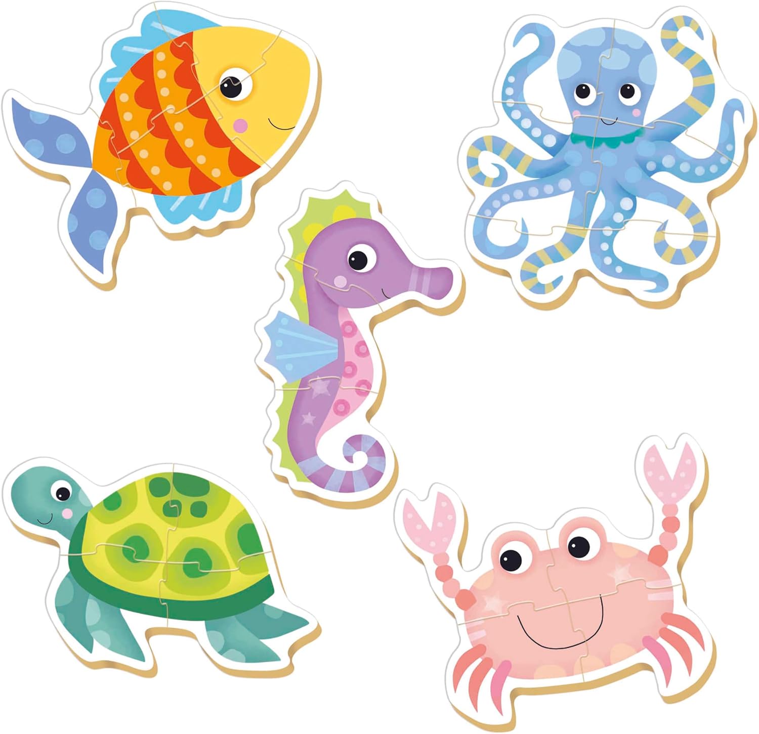 Thumbnail 2 de Educa Baby Puzzles Animaux aquatiques – ensemble de 5 puzzles progressifs dès 24 mois
