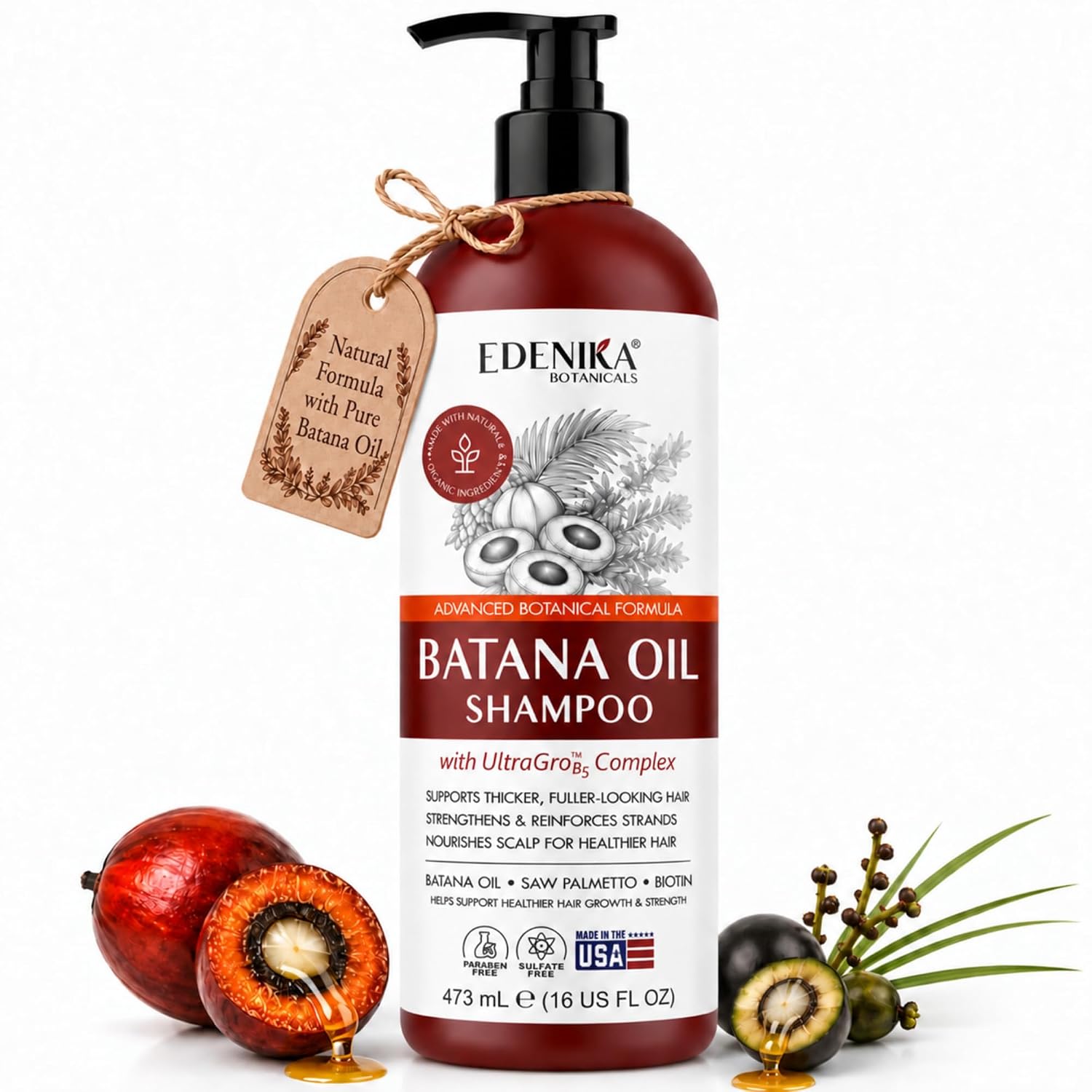 Detalle de Batana Oil Shampoo, Sulfate-Free