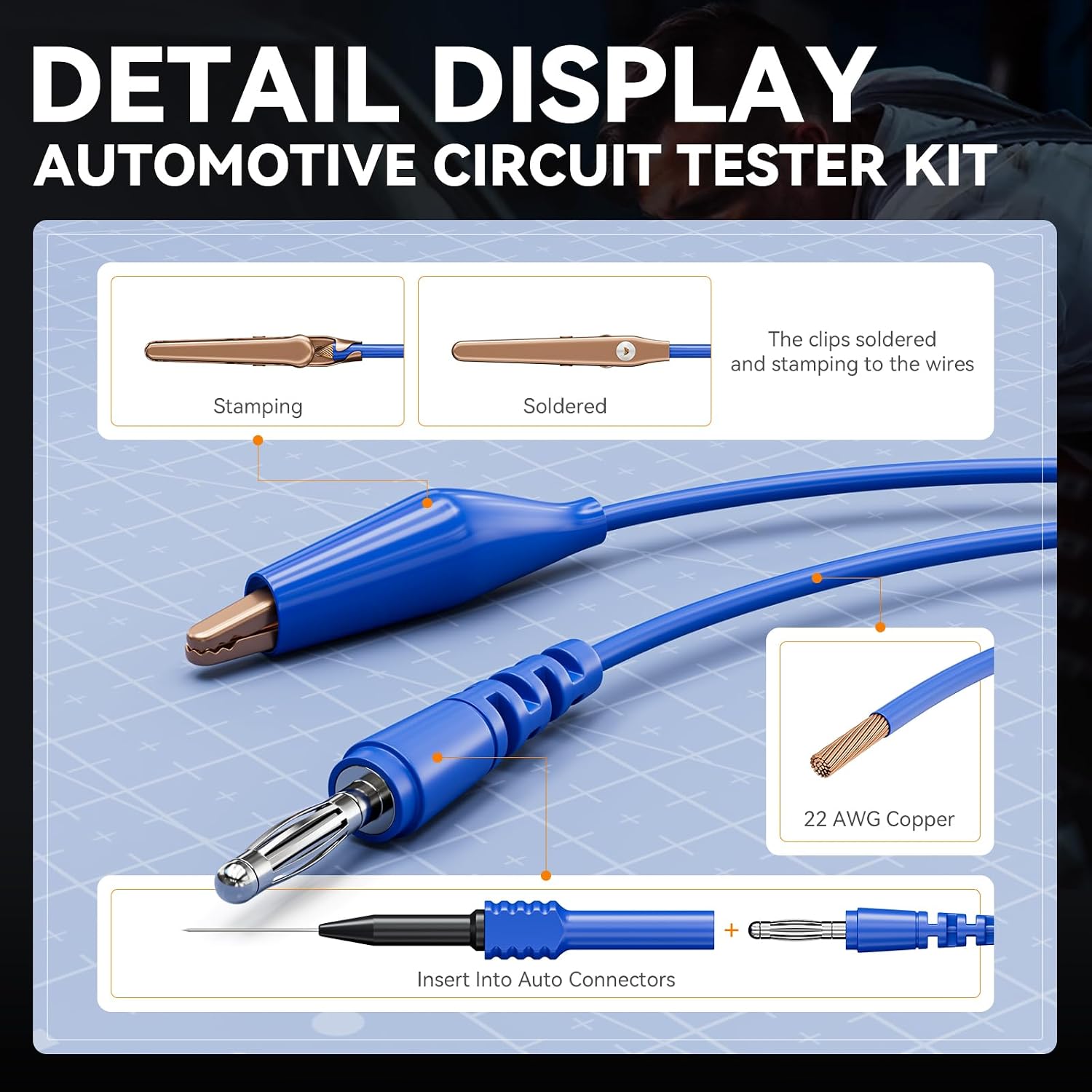Thumbnail 6 de VDIAGTOOL V200 Pro 30PCS back probe kit
