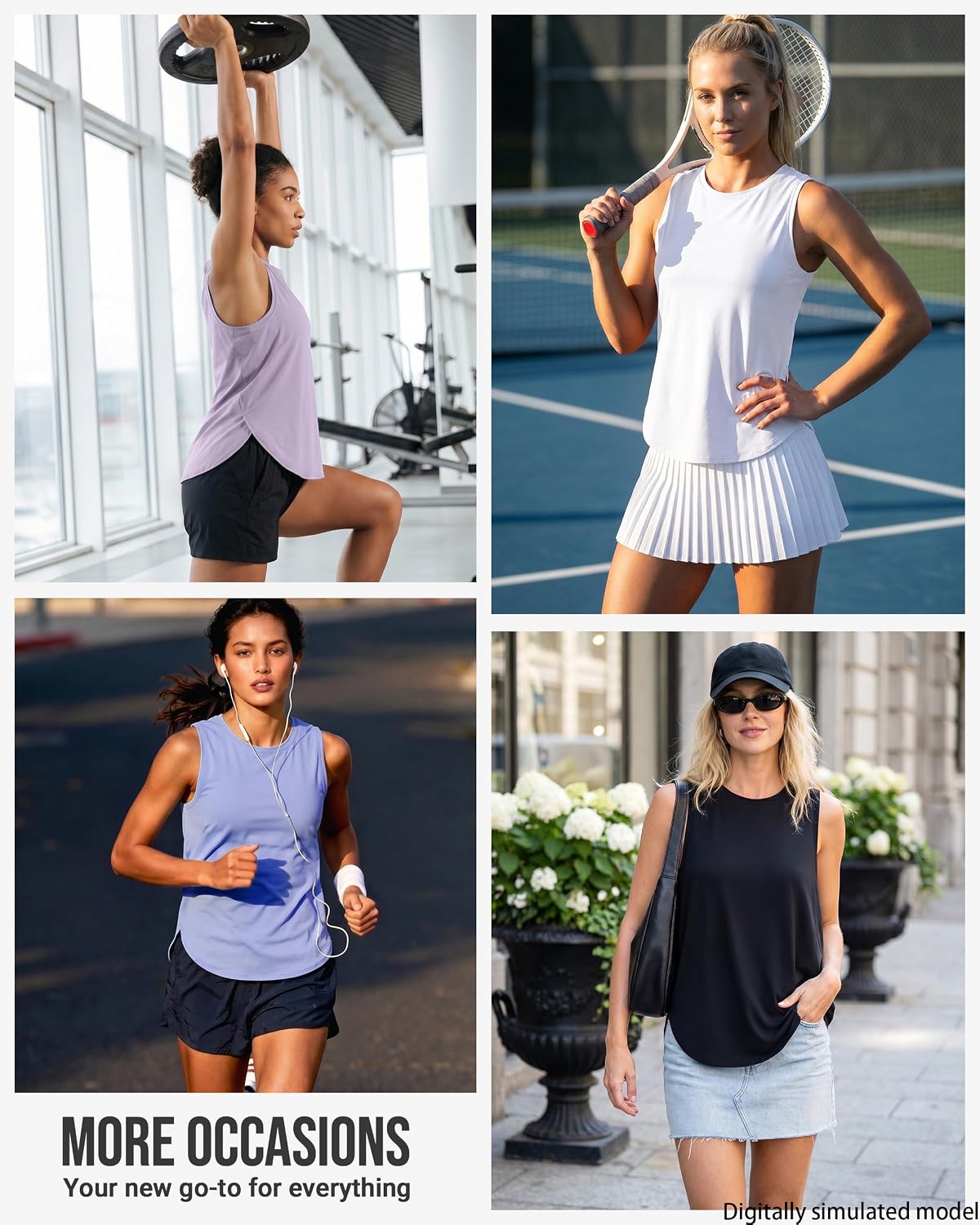 Detalle de JOYSPELS Ice Silk Workout Tank 5x