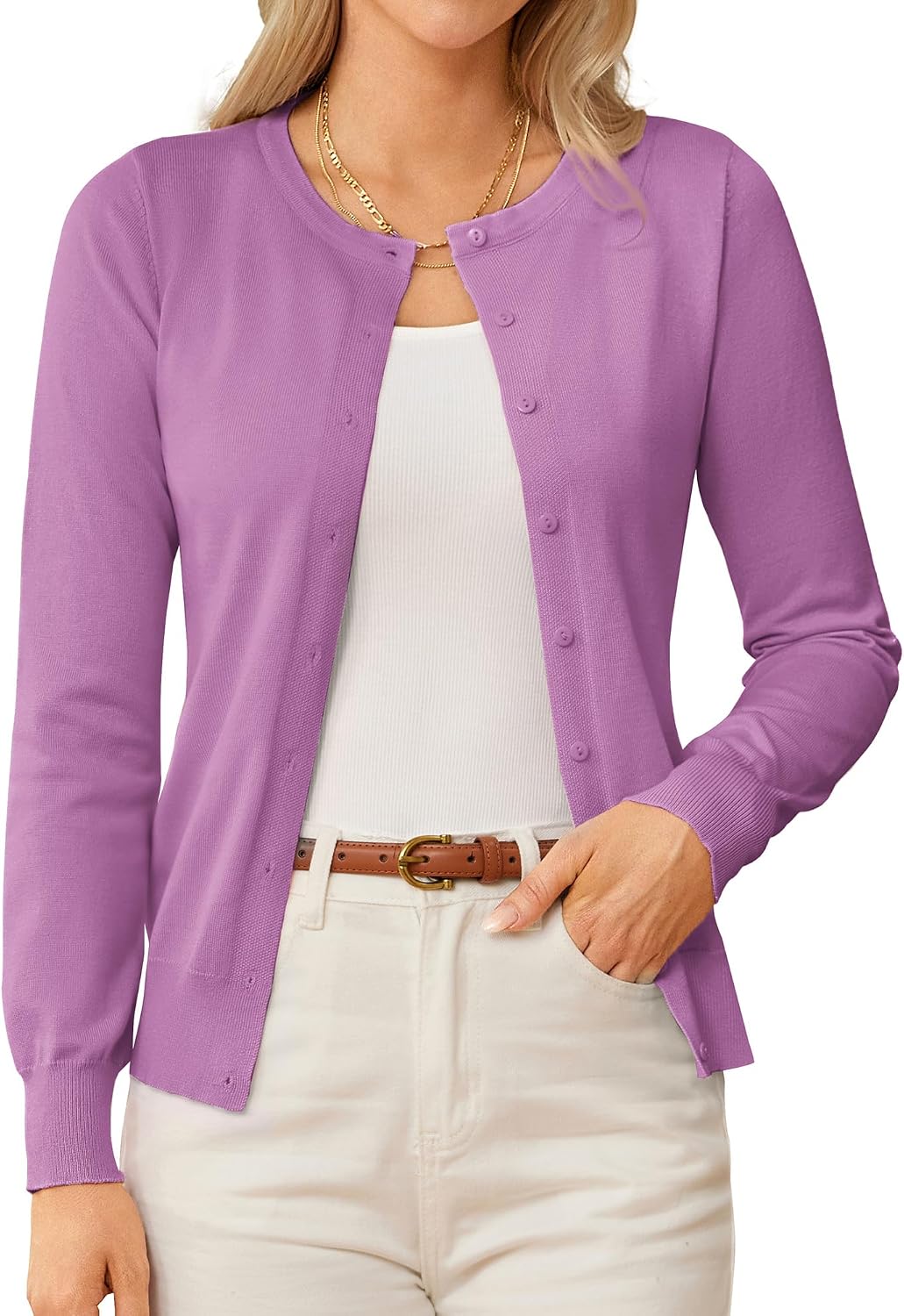 Thumbnail 6 de GRACE KARIN Knit Cardigan Sweater