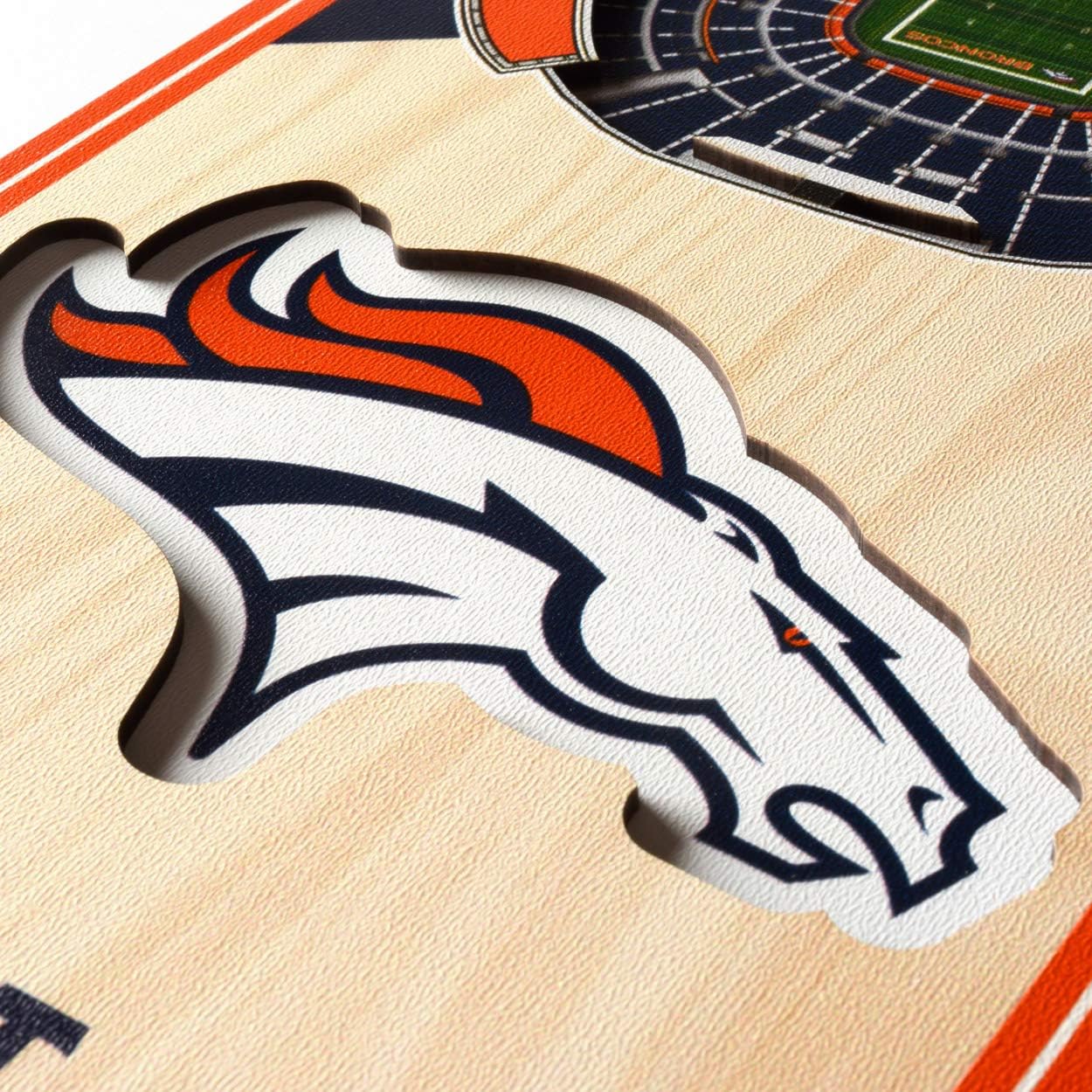 Thumbnail 3 de YouTheFan NFL 3D Stadium Banner (6x19 in)