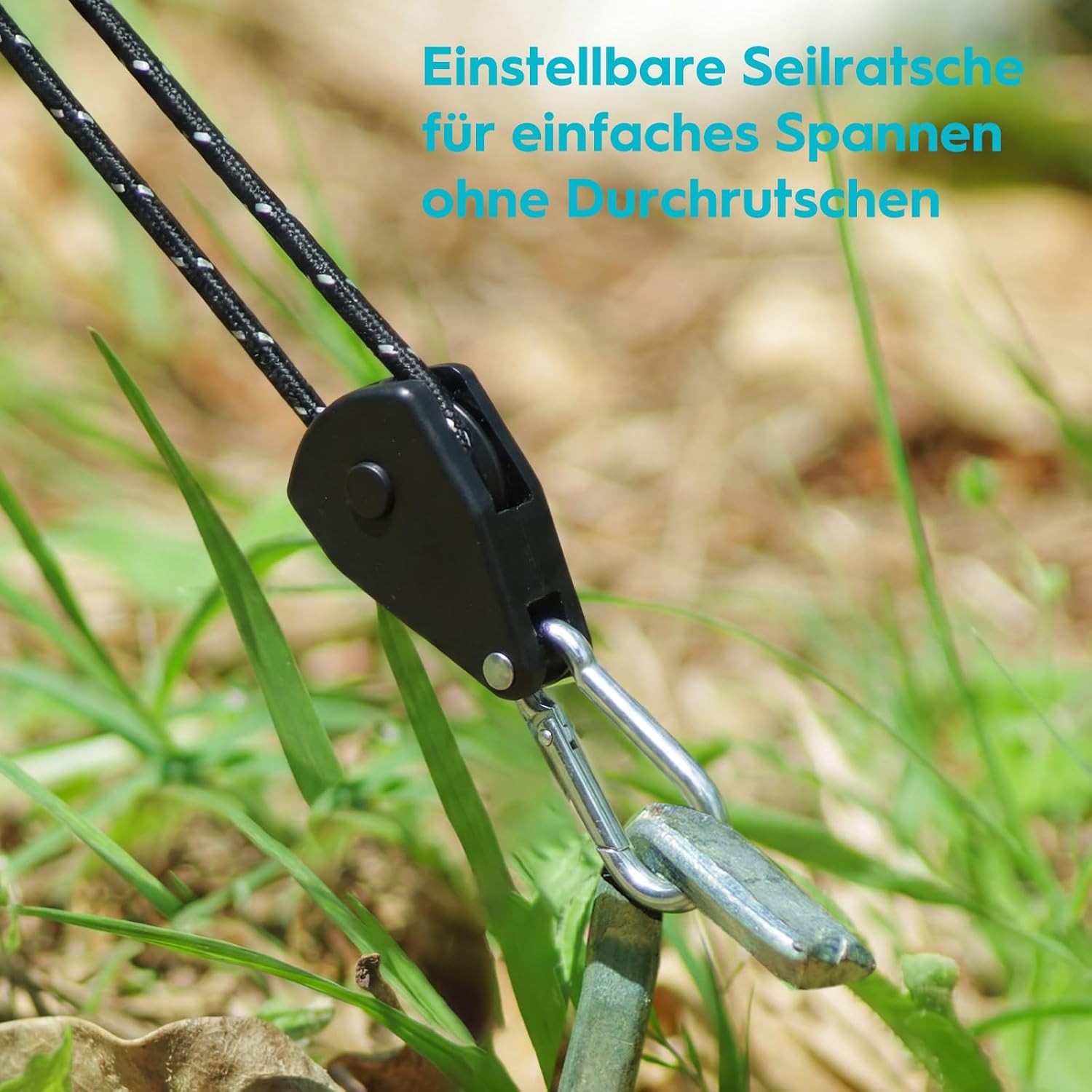 Thumbnail 3 de QZYIPI QZ-RA08 reflecterende scheerlijnen, 8 stuks van 4 m met spanners