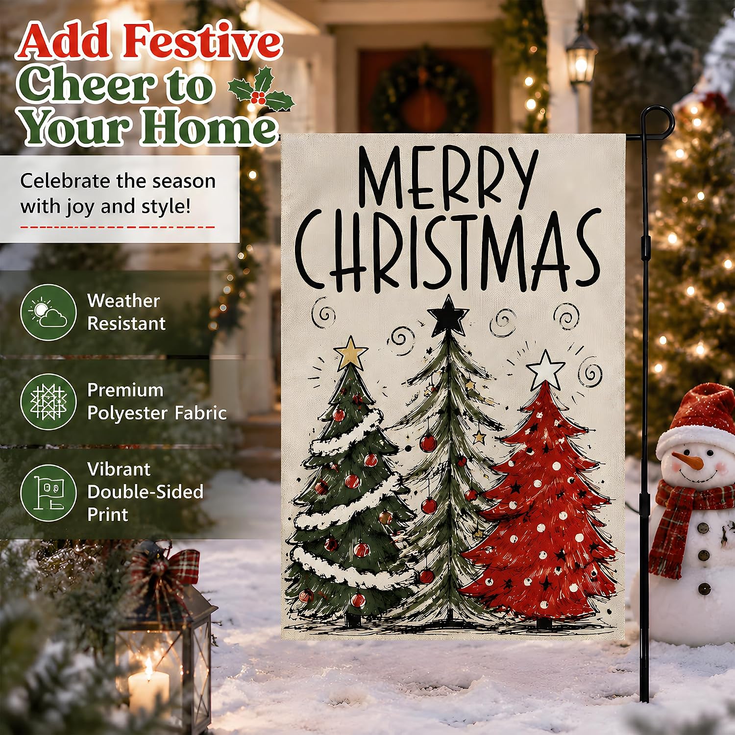 Thumbnail 6 de Christmas Garden Flag, 12 x 18 Inch