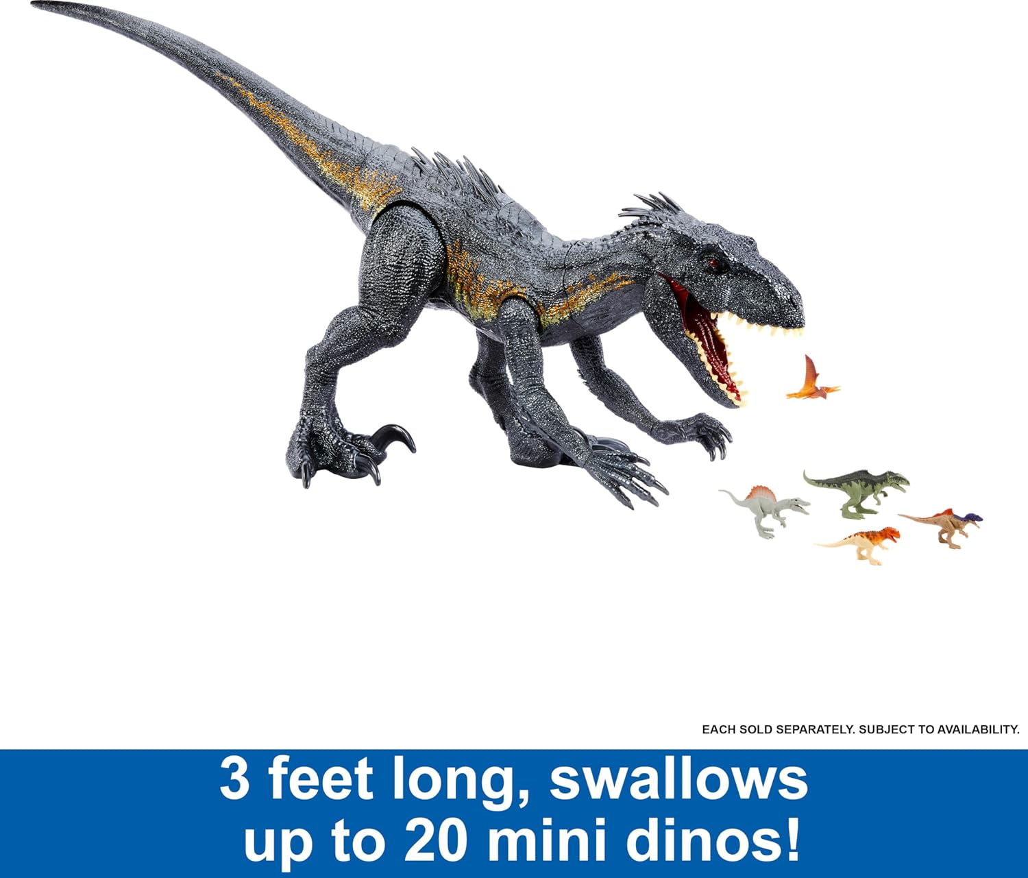 Thumbnail 3 de Mattel Jurassic World Indoraptor Gigante de Juguete 🦖