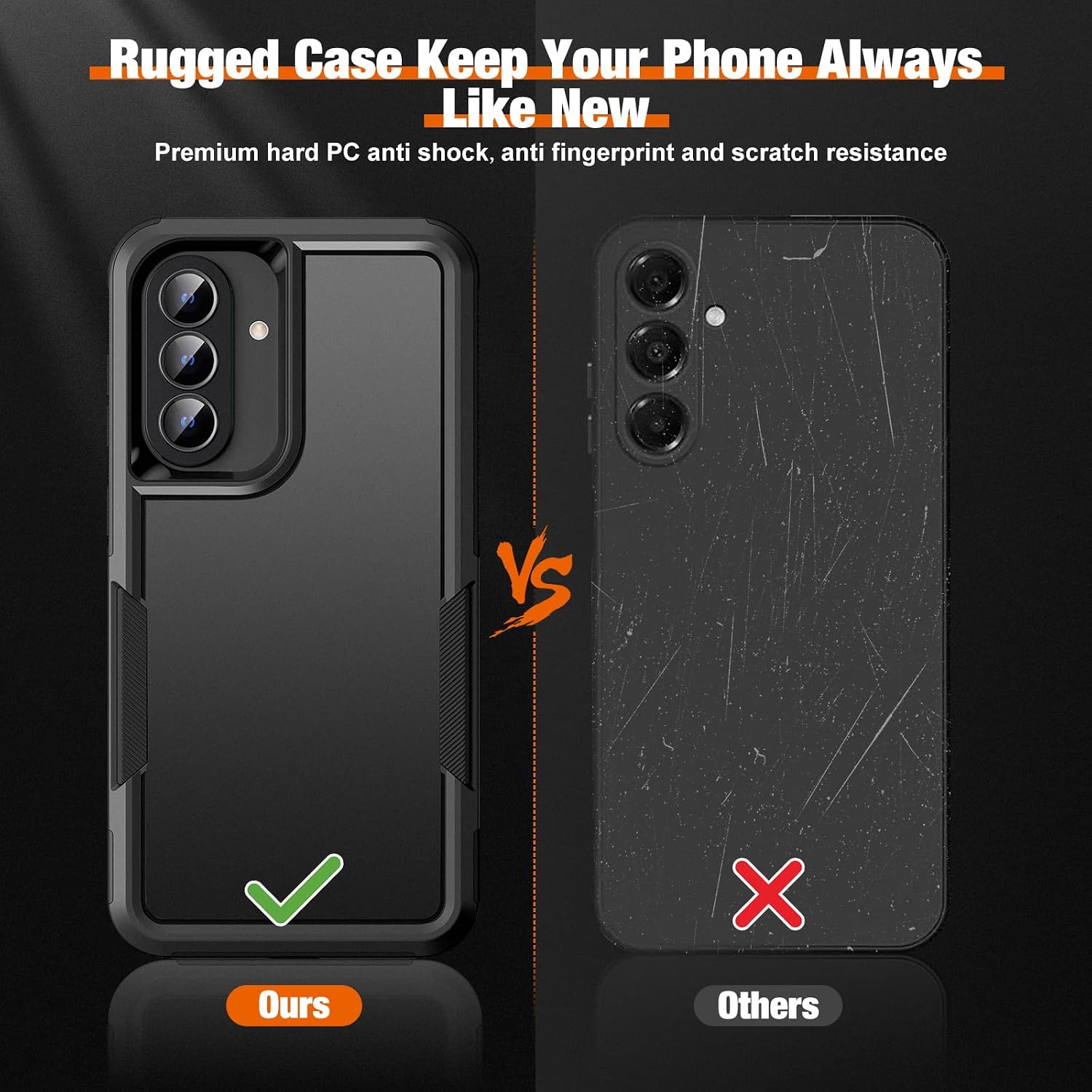 Thumbnail 5 de UITUIM Phone Case for Samsung Galaxy A37 5G: Dual‑Layer Military Grade Protection with Glass Screen Protector