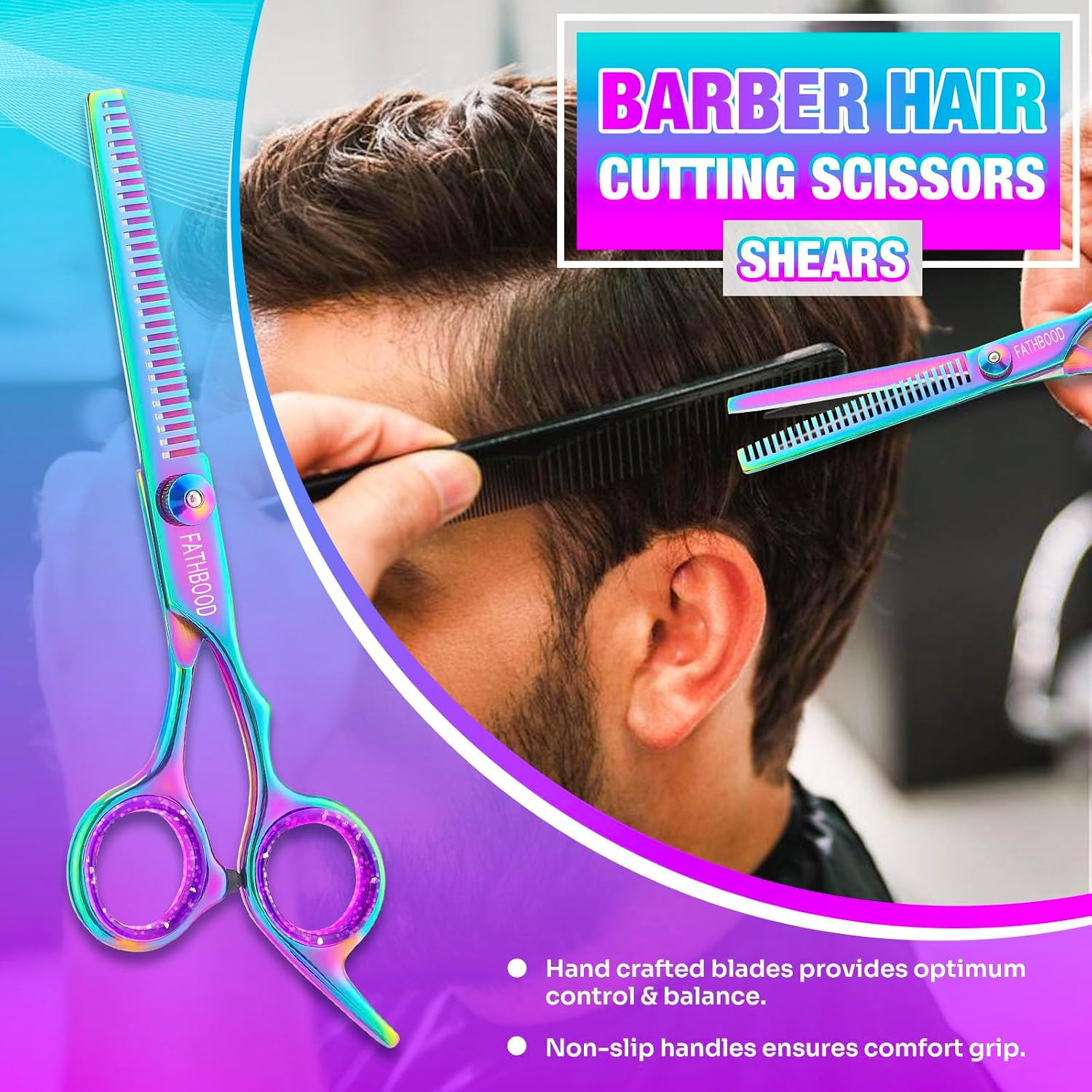Thumbnail 5 de Friseurschere Set 14tlg 6,7 Zoll Profi