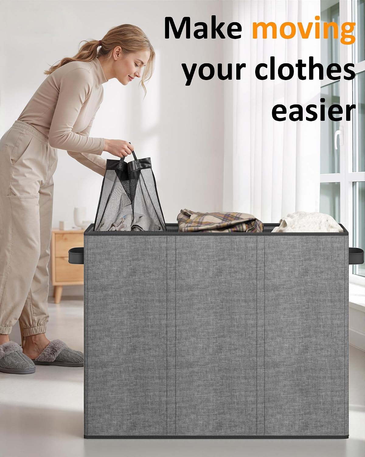 Detalle 2 de Optish Laundry Hamper 180L