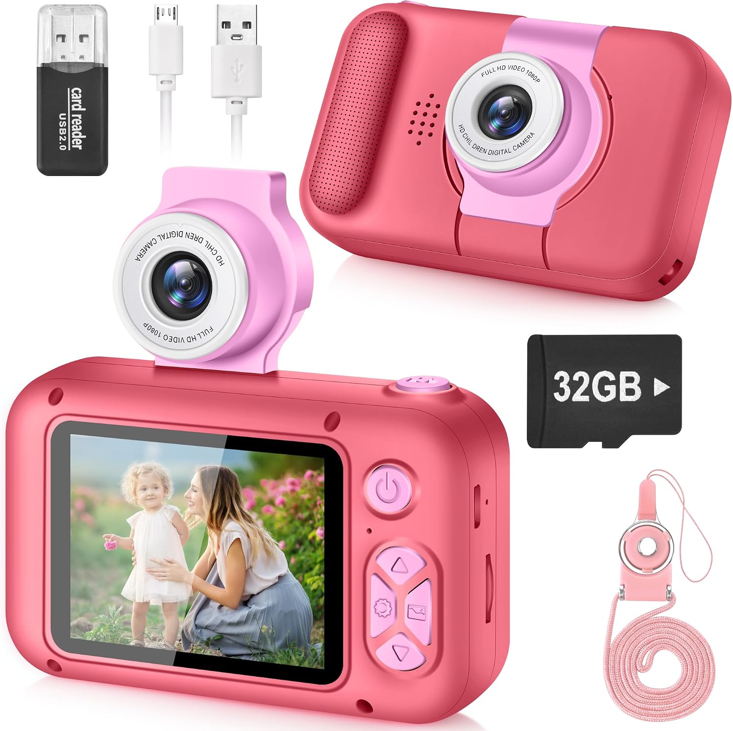 Detalle de ARNSSIEN X101 fotocamera per bambini 32 GB