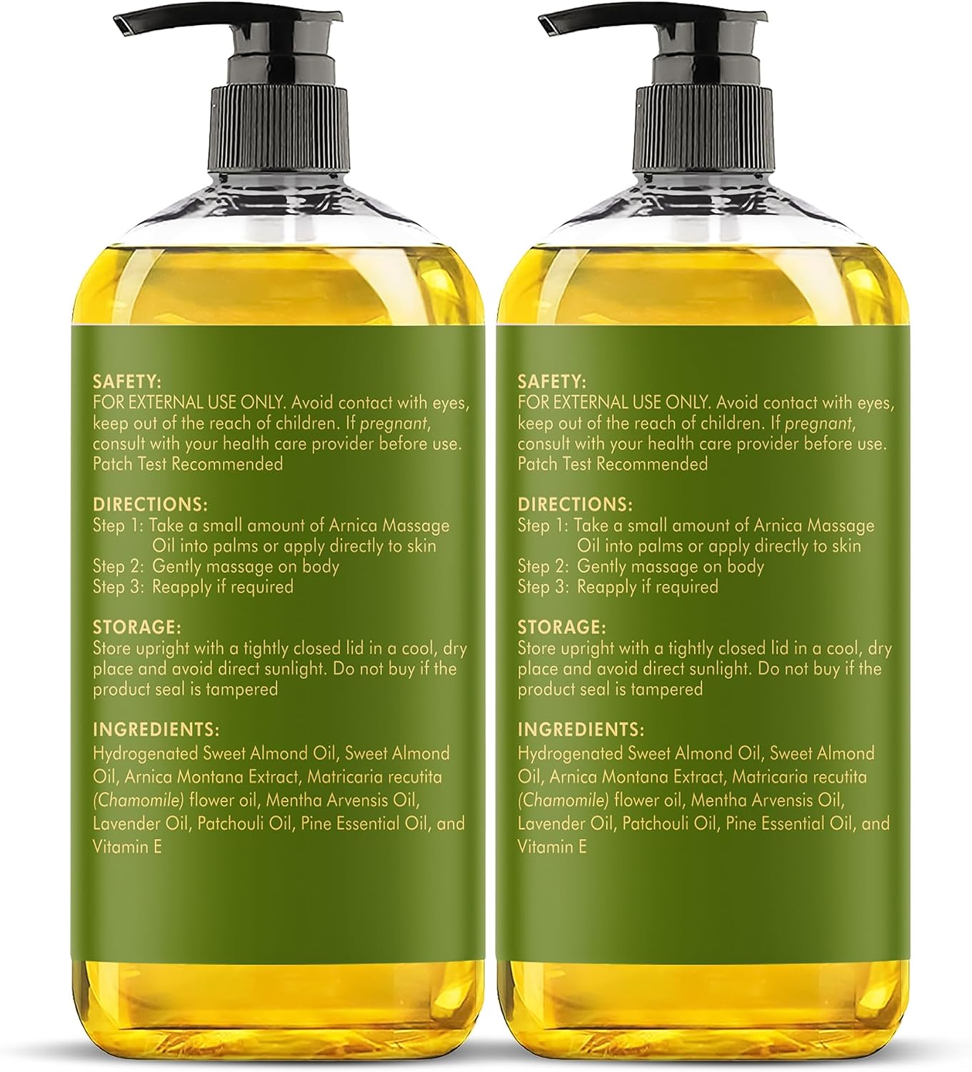 Thumbnail 6 de Majestic Pure Arnica Sore Muscle Oil 2x8oz