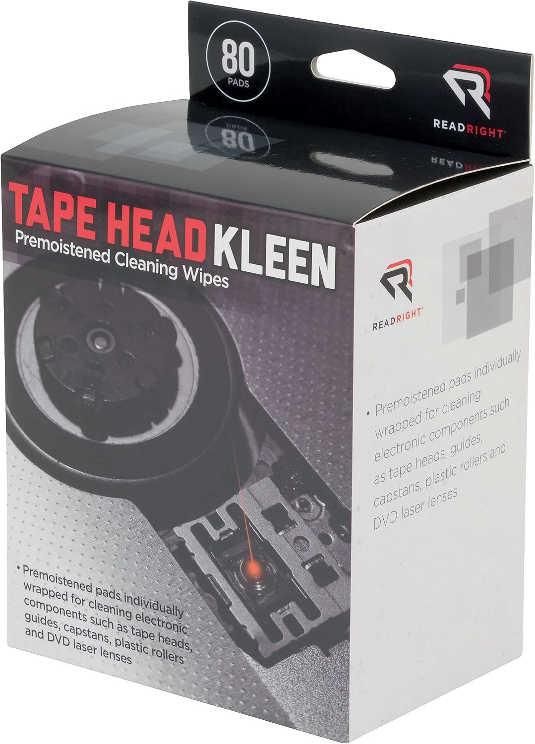 Detalle 2 de Read Right Tape Head Kleen 80 Pads