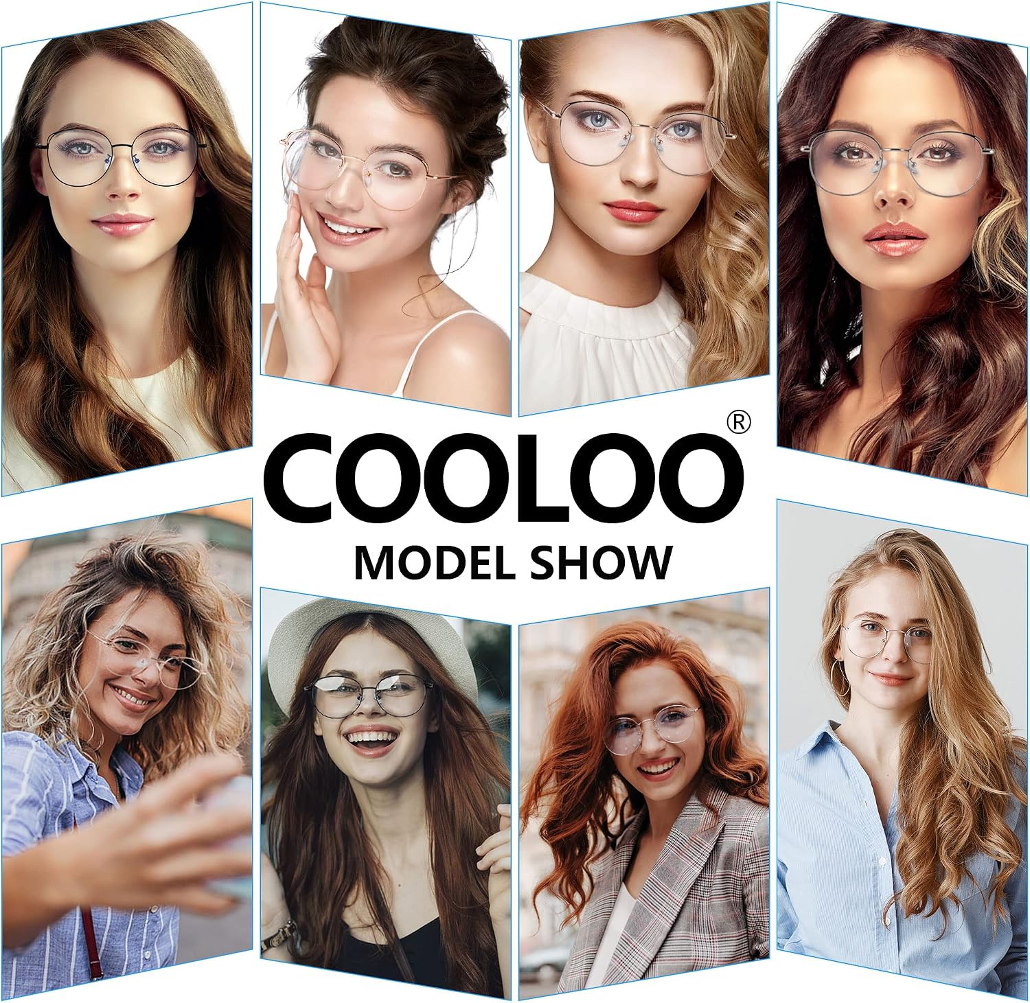 Detalle de COOLOO Blue Light Glasses – Anti-Blue Light, Round Retro Frames for Everyday Comfort