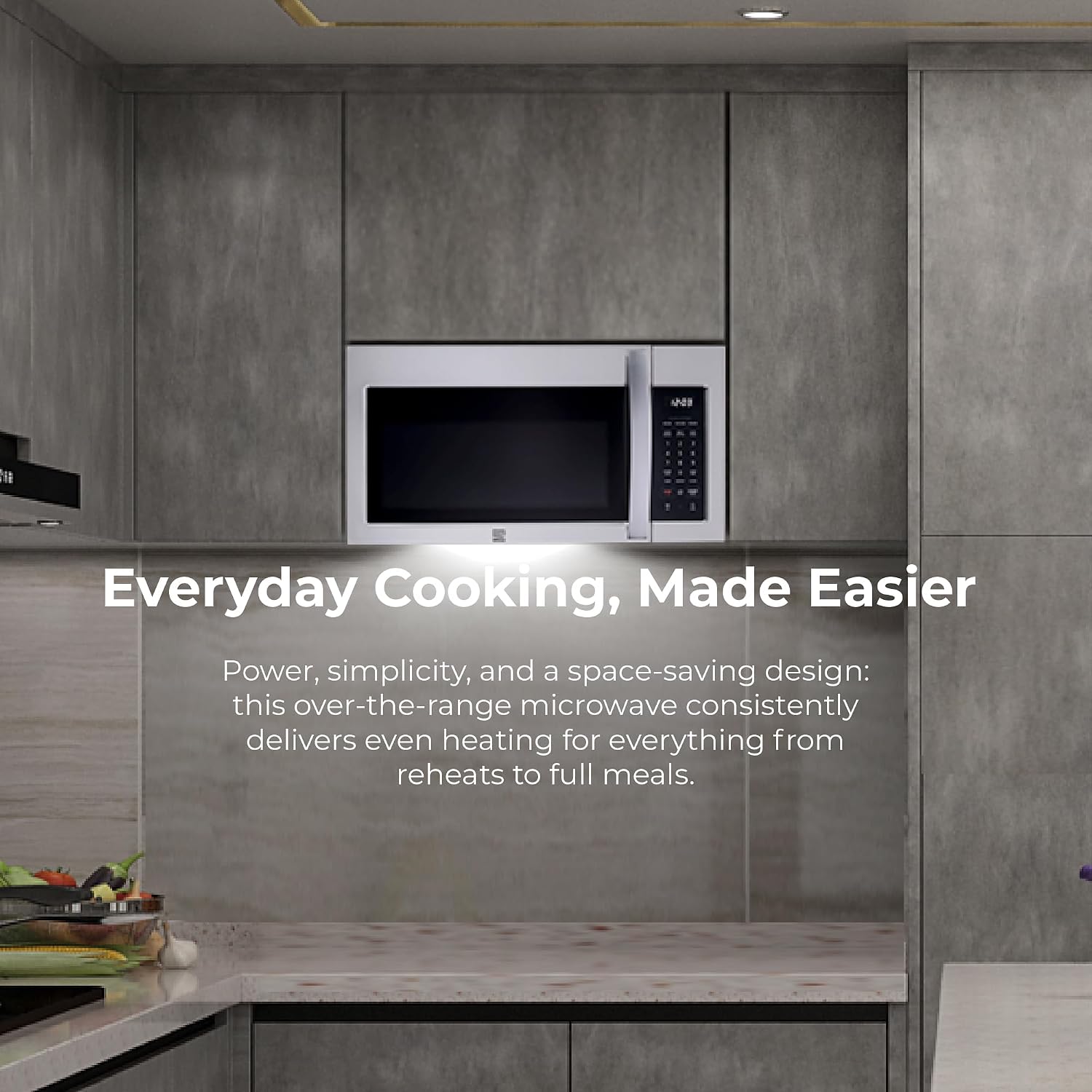 Thumbnail 2 de Kenmore Over-the-Range Microwave, 1.7 cu. ft.