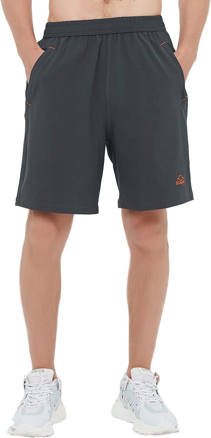 Thumbnail 3 de Rdruko Men's Quick Dry Hiking Shorts: Lightweight, With Three Zipper Pockets