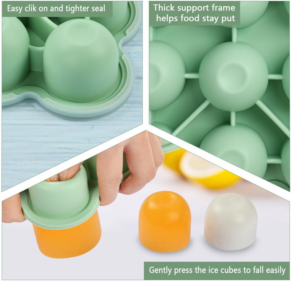 Detalle 2 de Aolso baby food freezer tray 12-grid