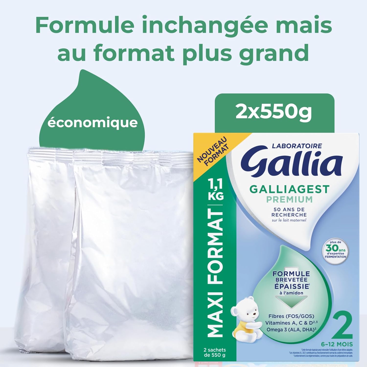 Thumbnail 5 de Gallia Galliagest 1,1 kg lait en poudre
