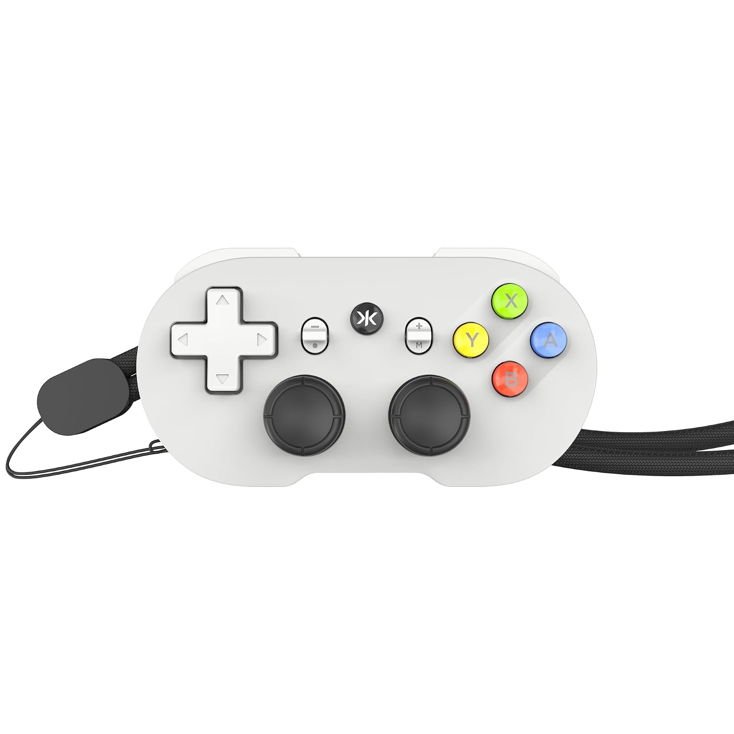 Detalle de CRKD ATOM+ Wireless Mini Controller, Pal Grey, TMR Sticks, USB-C
