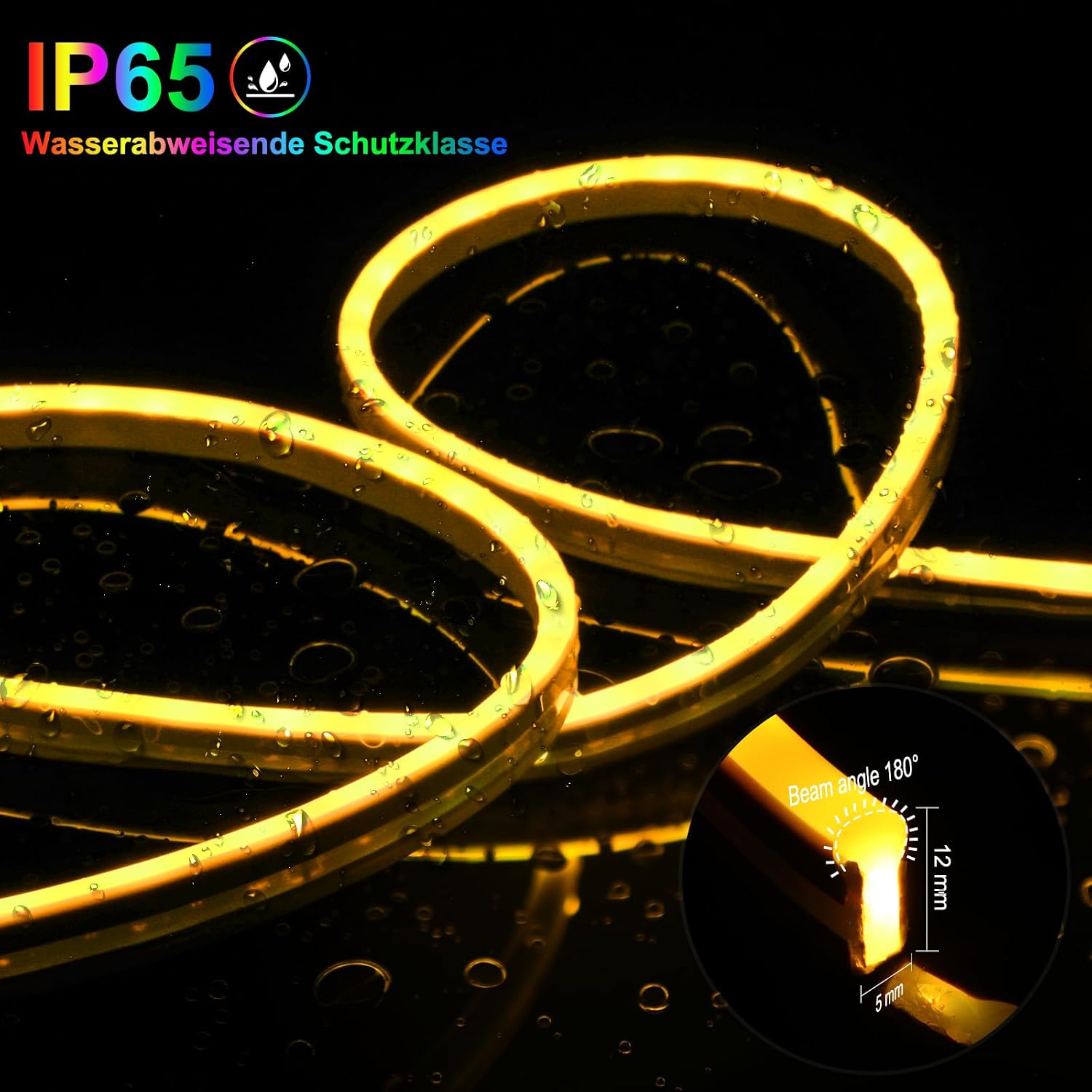 Detalle de Kangtaixin LED Neon Strip 1m tira LED RGBICW