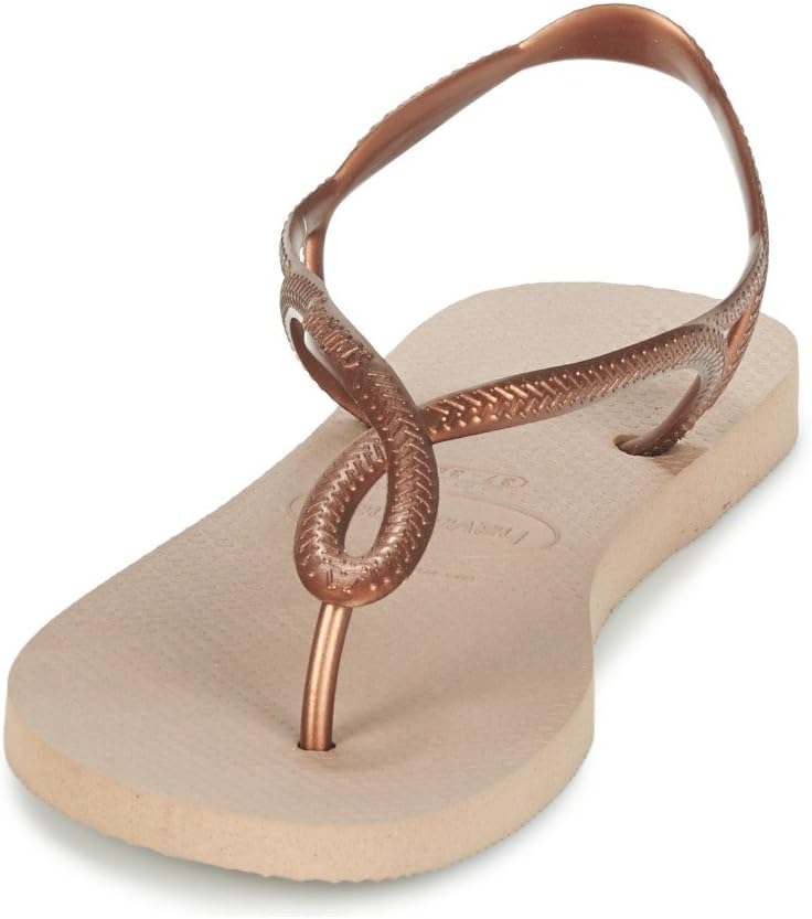 Detalle de Havaianas Luna HV4129697-5282 Women's Flip-Flops, Rose Gold, Size 2