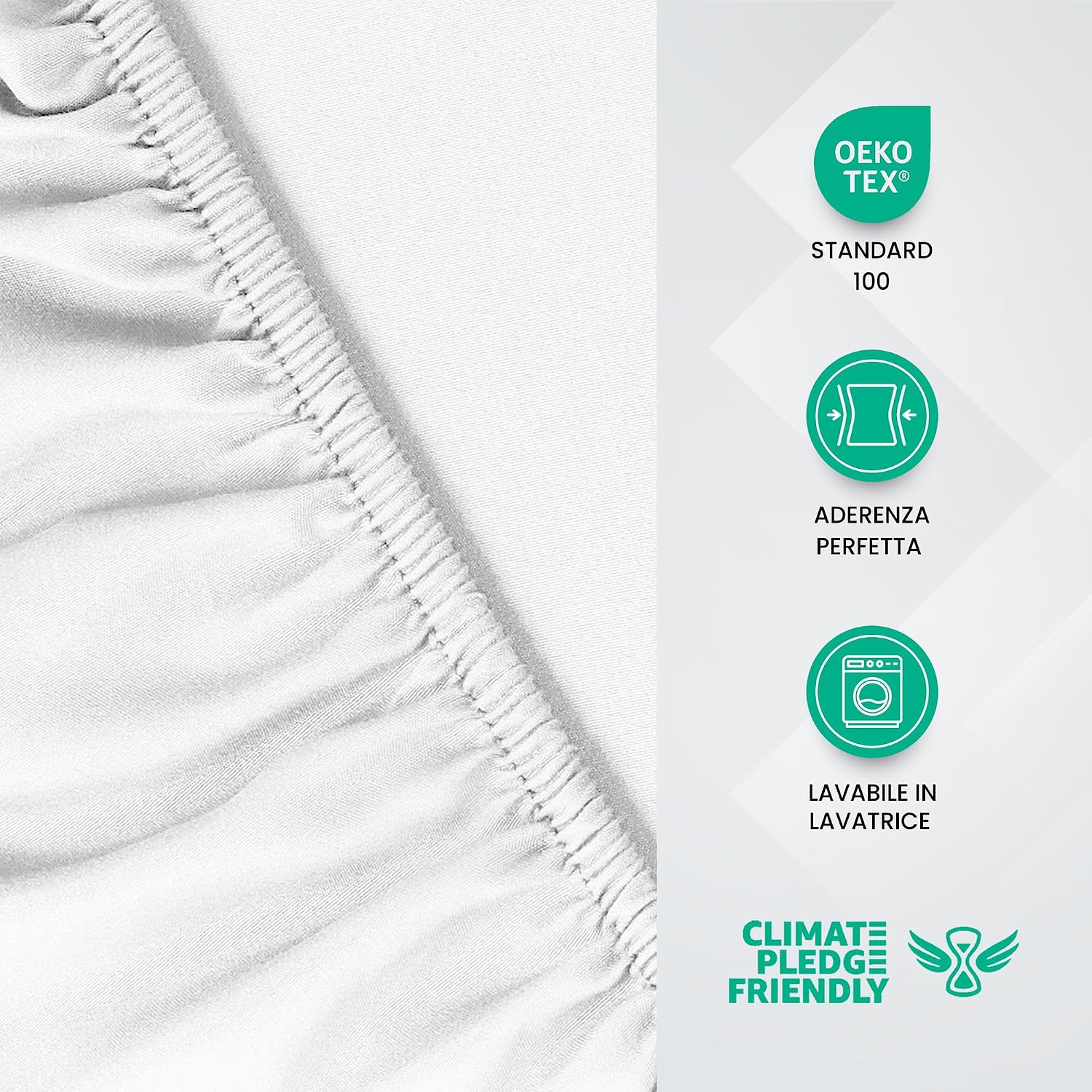 Detalle 1 de Utopia Bedding Lenzuolo con Angoli 160x200cm