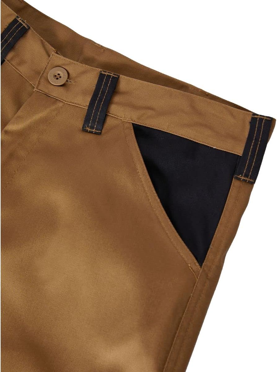 Detalle de Dickies Everyday Pro-shorts för herr, khaki/svart, 6 fickor, storlek 34