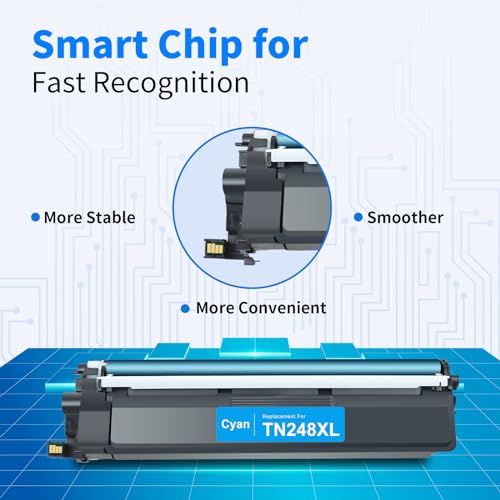 Thumbnail 3 de myCartridge TN248XL 4-Pack TN-248CMYK compatible con Brother (TN248VAL) para MFC-L3760CDW, DCP-L3560CDW y HL-L3220CW