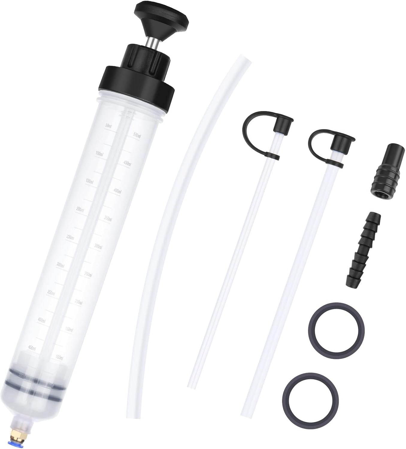 Detalle de flintronic 500cc pompa a siringa per aspirazione olio