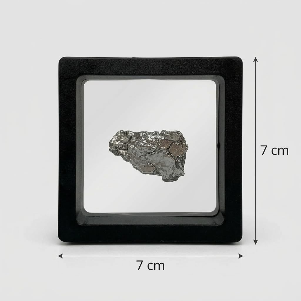 Thumbnail 6 de Makai Echter Meteorit „Sternschnuppe“ Campo del Cielo mit Echtheitszertifikat und Aufbewahrungsbox (mit extra Schweberahmen)