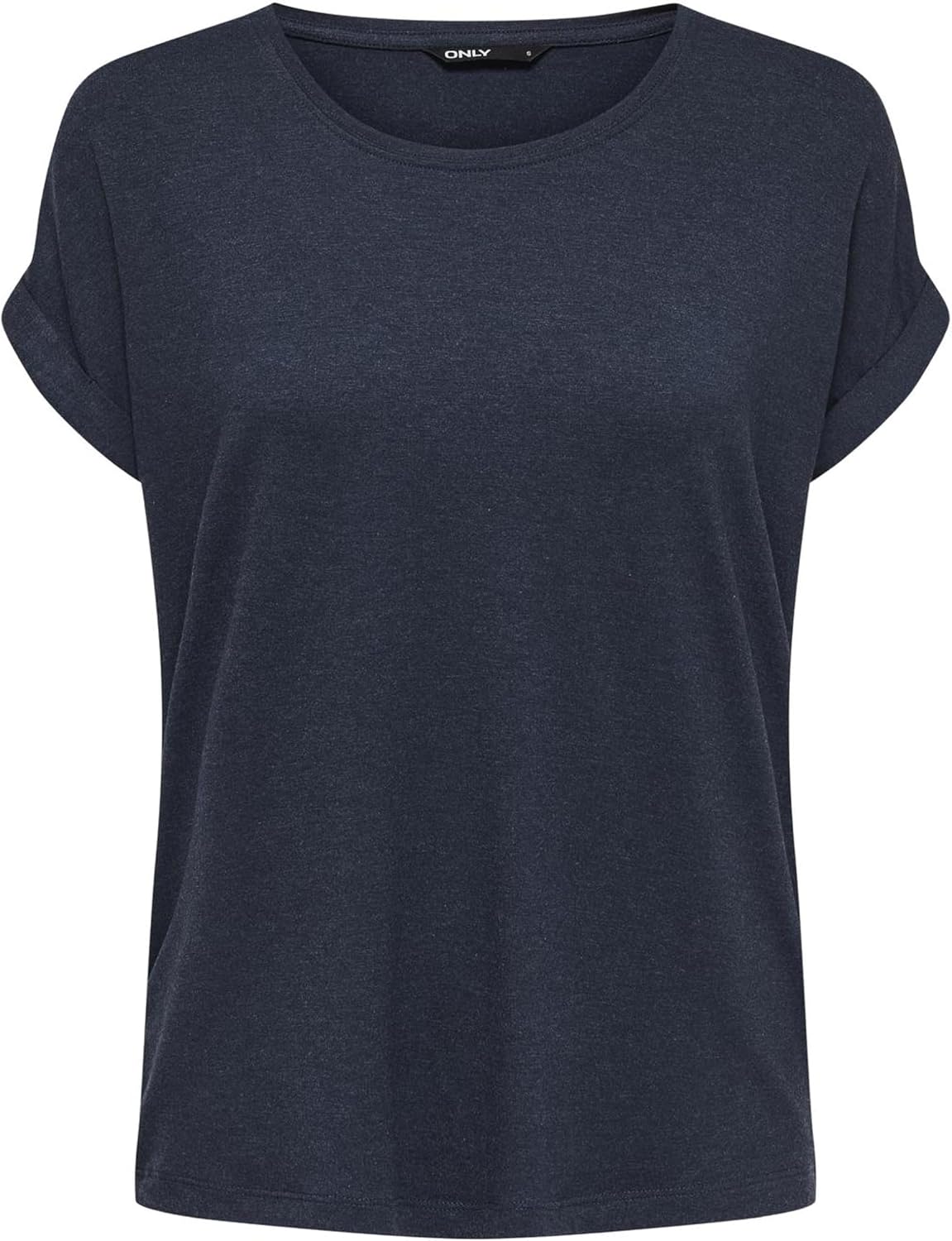 Detalle de ONLY Tops für Damen Basic Kurzarm Rundhals – vielseitiges Basicshirt von ONLY