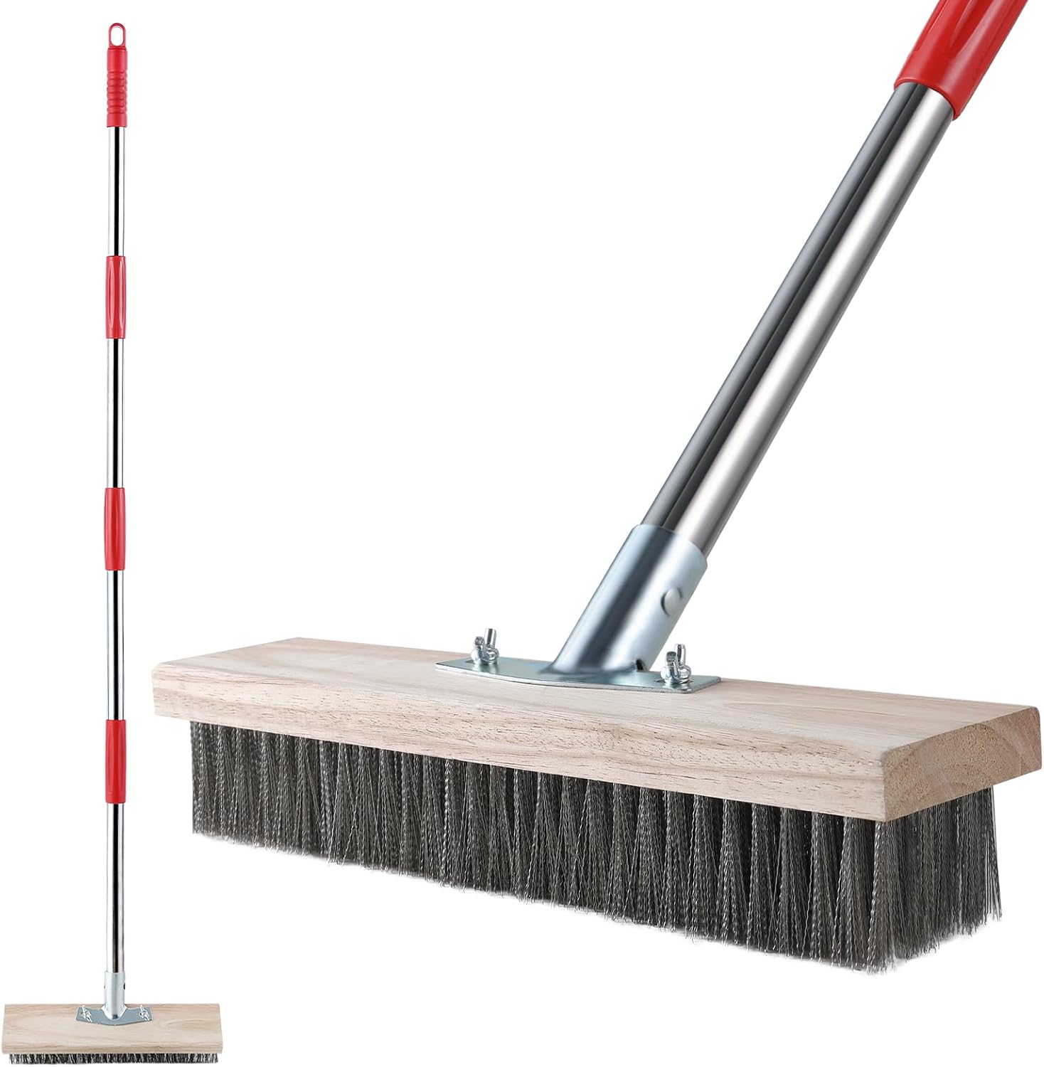 Detalle de Mitclear Heavy Duty Wire Broom 57in 🧹