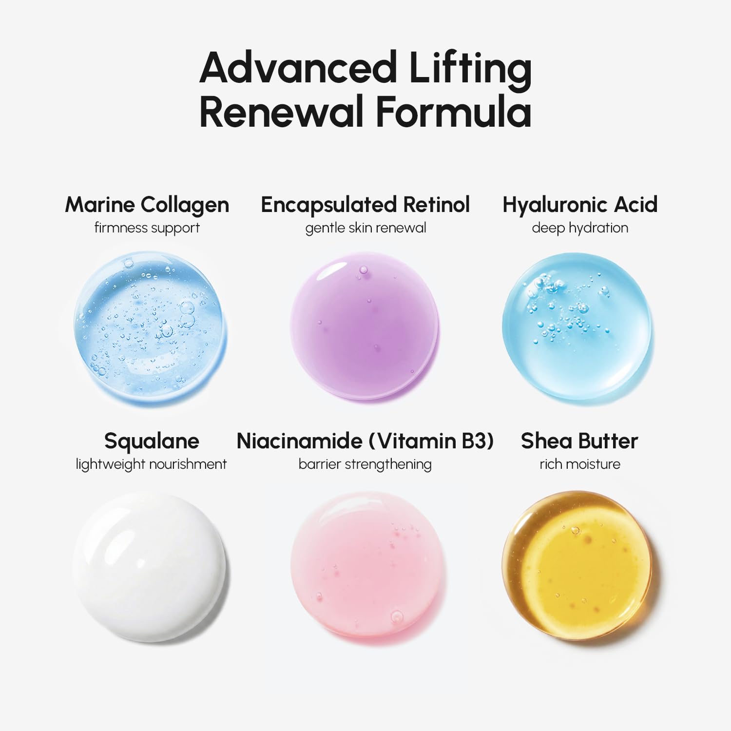 Detalle de MAREE Face Moisturizer – Retinol Cream with Hyaluronic Acid for Dry Skin
