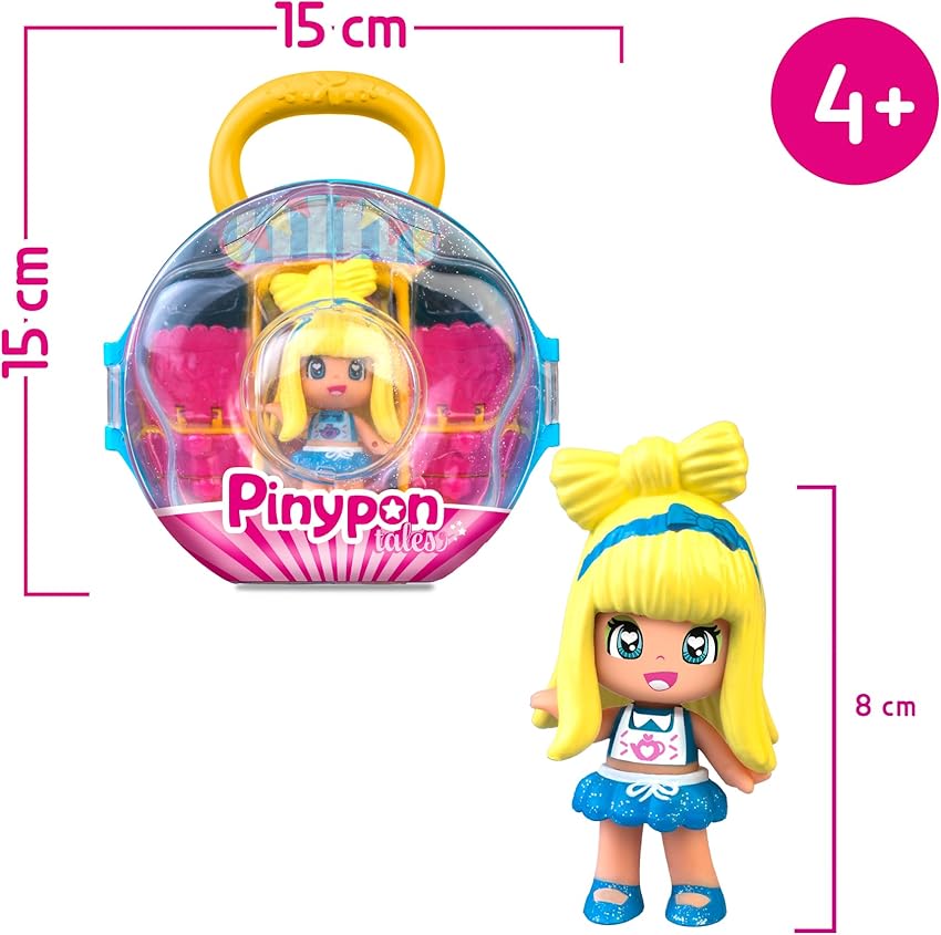 Thumbnail 1 de Famosa Pinypon PNY82300 Bolso azul con armario y 3 accesorios
