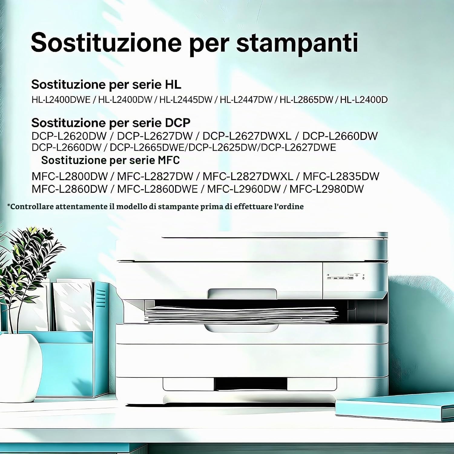 Detalle de LOFBLAT TN2510XL TN2510: Toner nero compatibile per Brother (HL/MFC/DCP) Tn2510XL