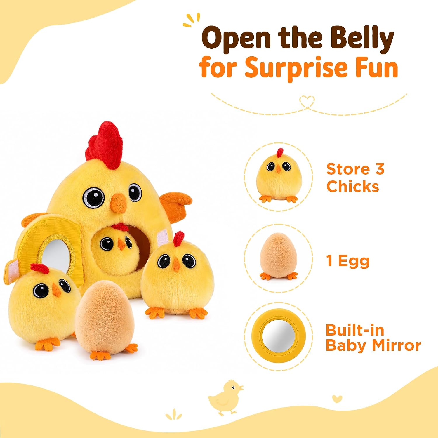 Thumbnail 1 de Tiny Wonders Plush Rattle Toy