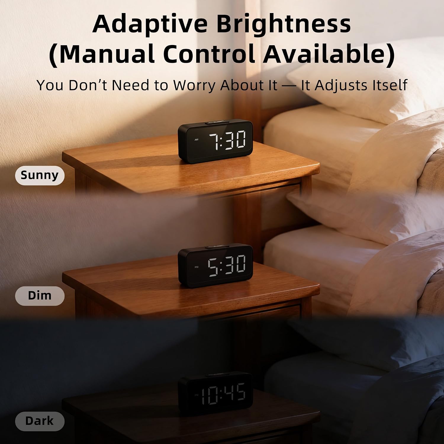 Thumbnail 5 de Srubambi Battery-Operated Alarm Clock, Compact