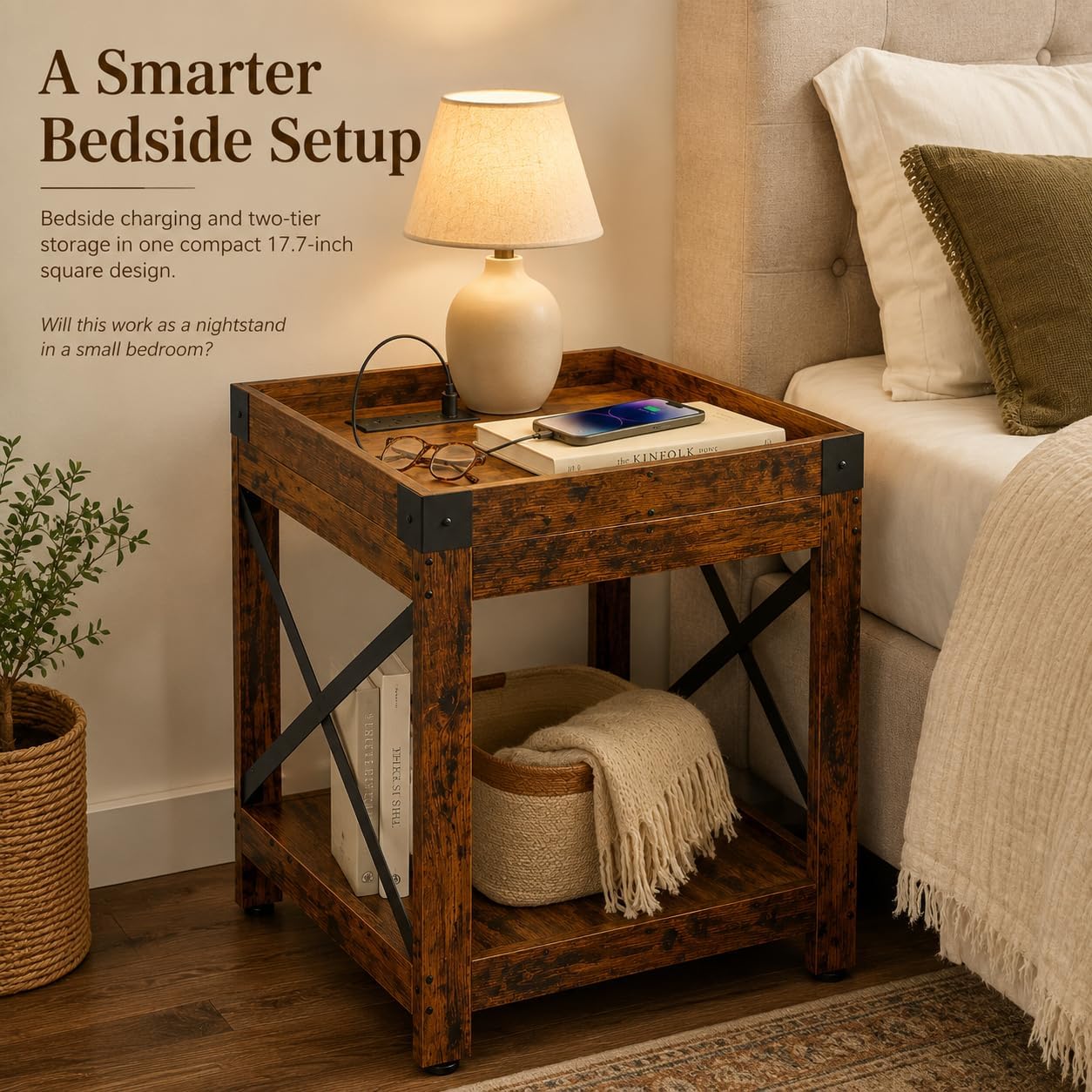 Thumbnail 6 de ZEXVIDA Side Table 17.7-Inch